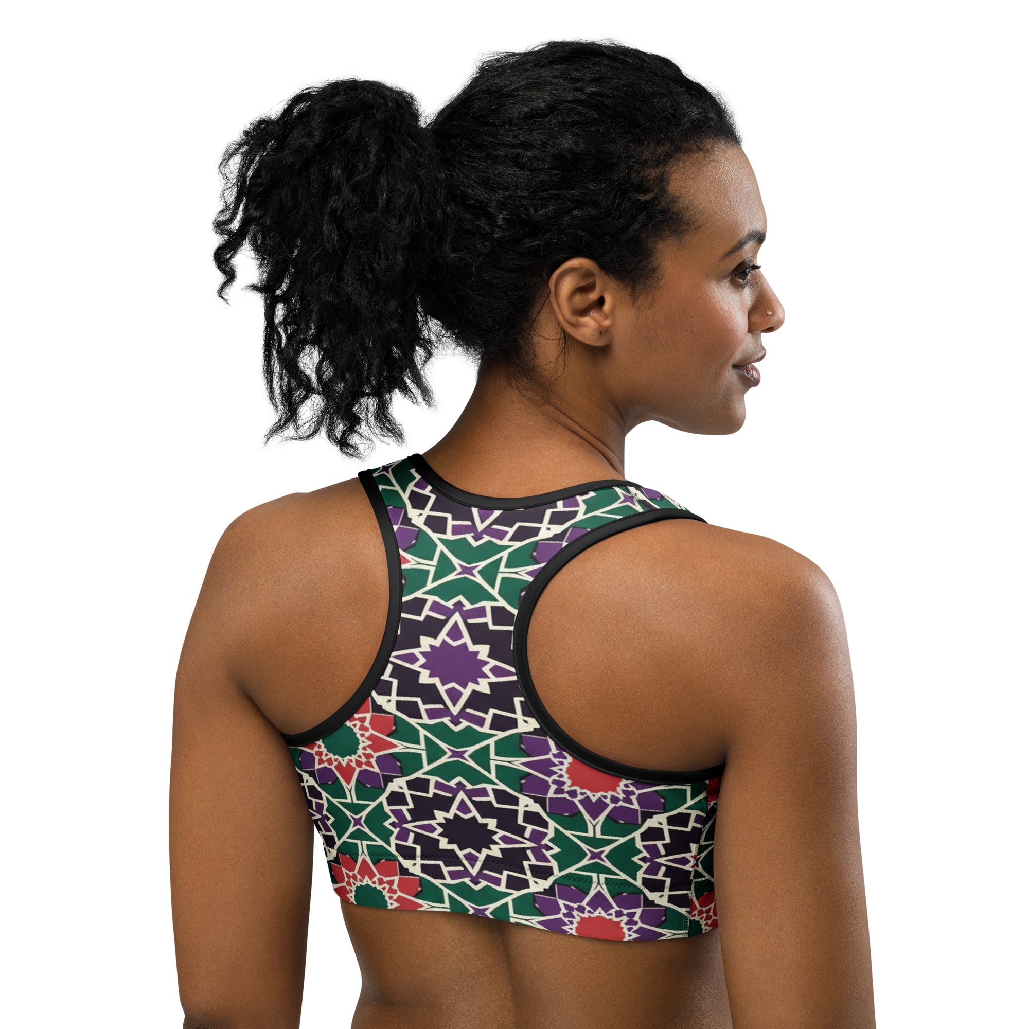 Zellige Forest Berry Sports Bra | GearBunch