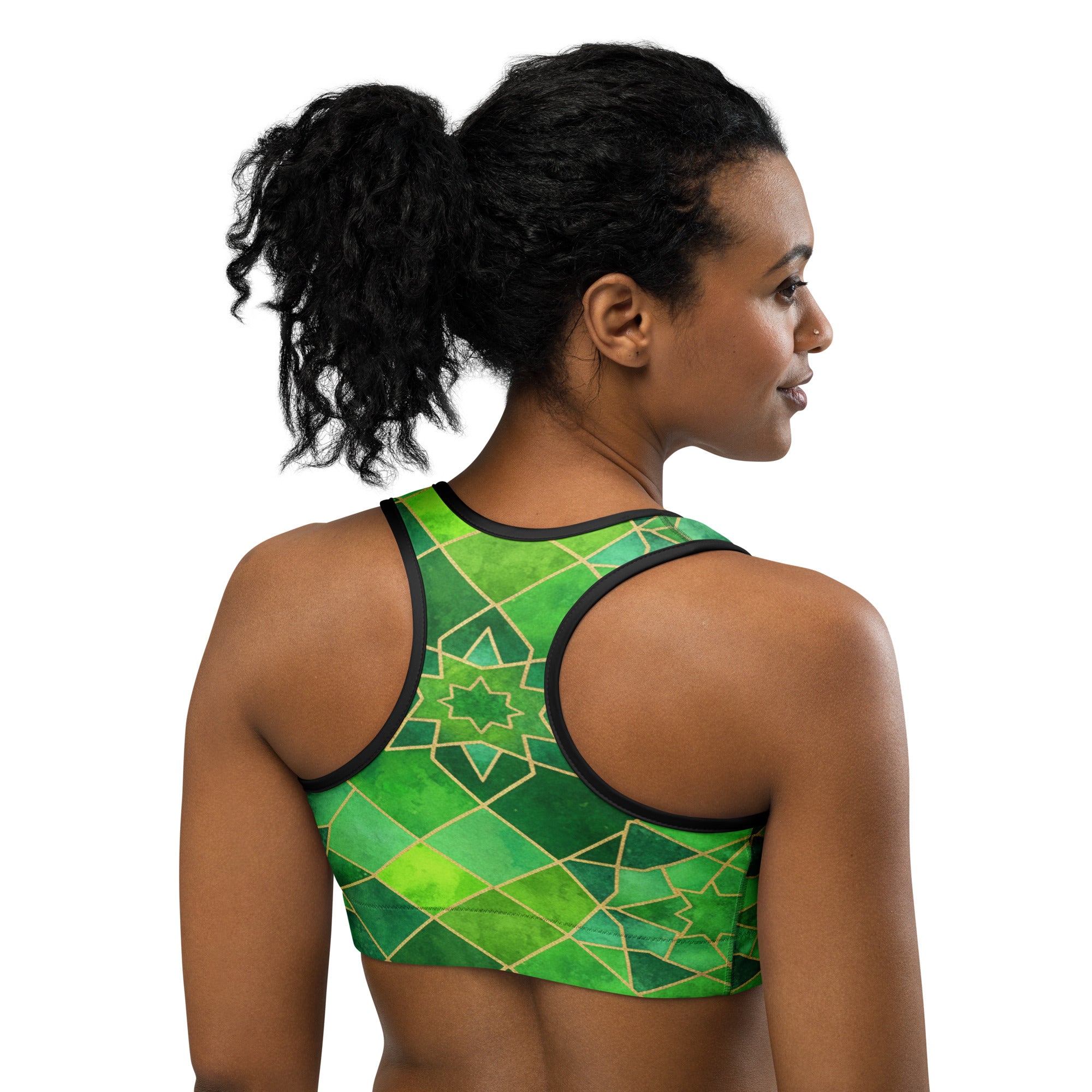Emerald Jewel Sports Bra | GearBunch