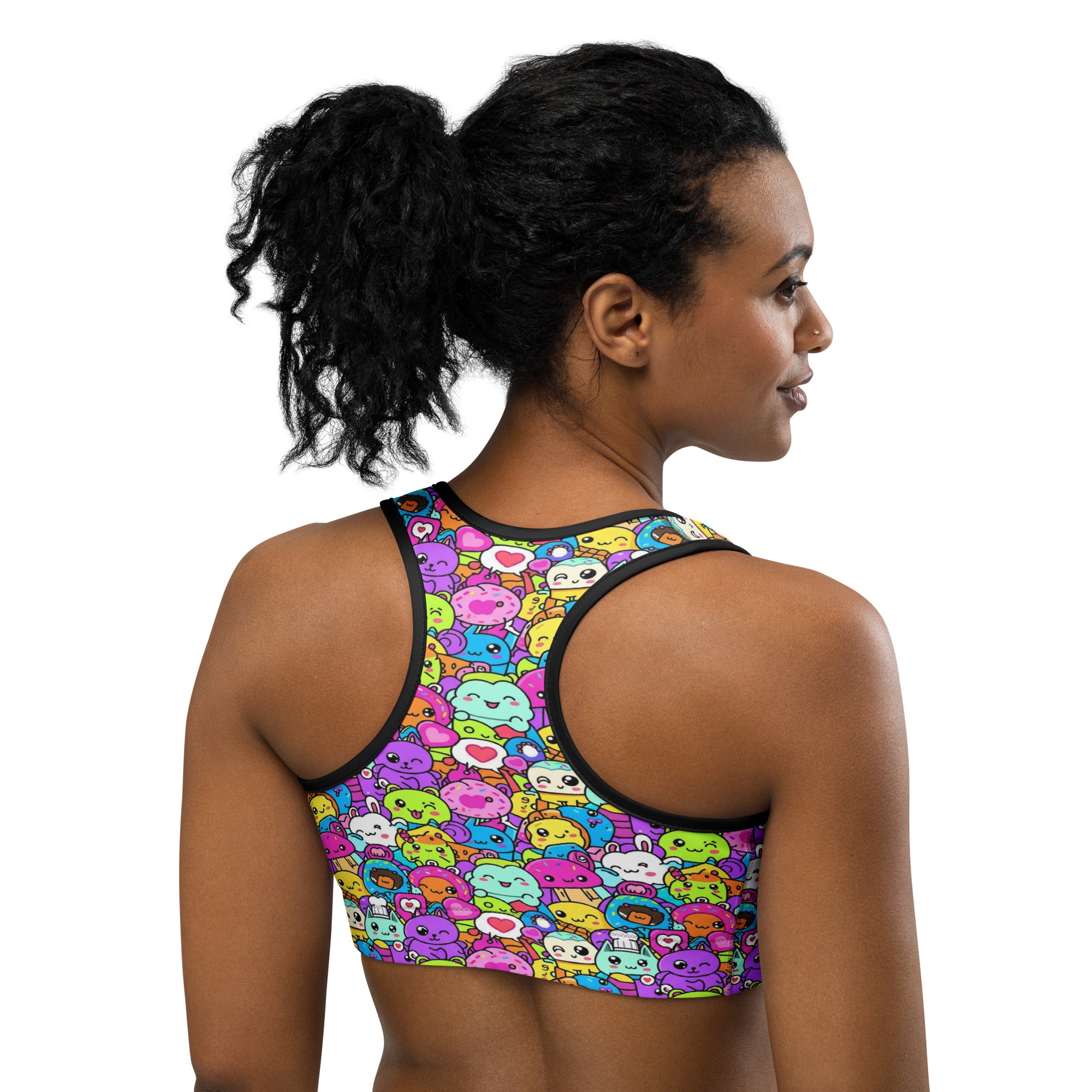 Kawaii Monster Pals Sports Bra | GearBunch