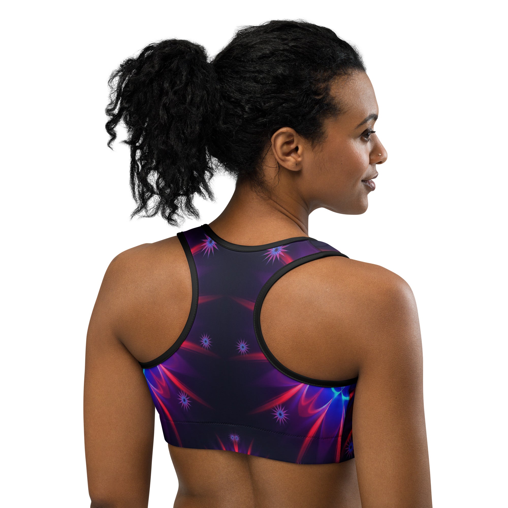 Psychedelic Supernova Sports Bra | GearBunch