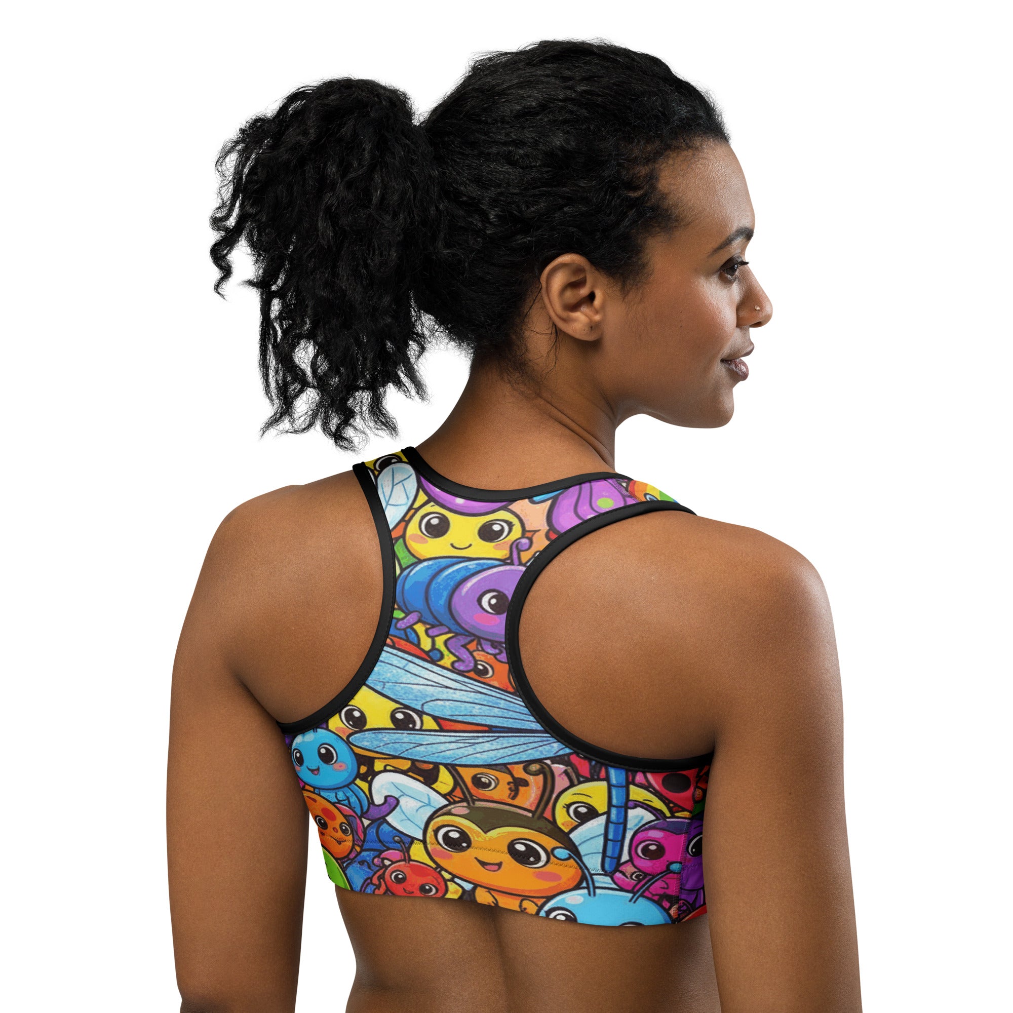 Vibrant Bug Life Sports Bra | GearBunch