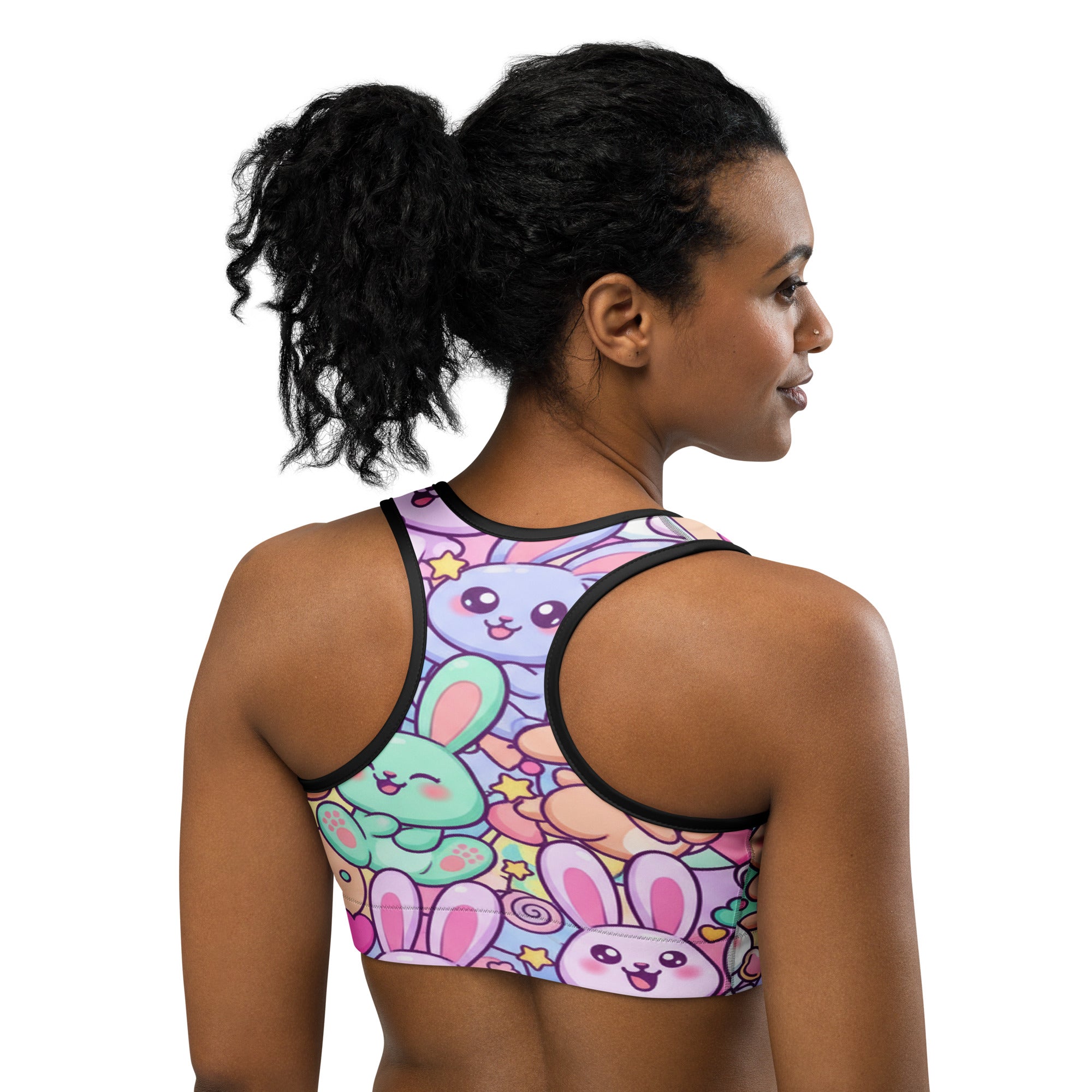 Vibrant Bunny Hop Sports Bra | GearBunch