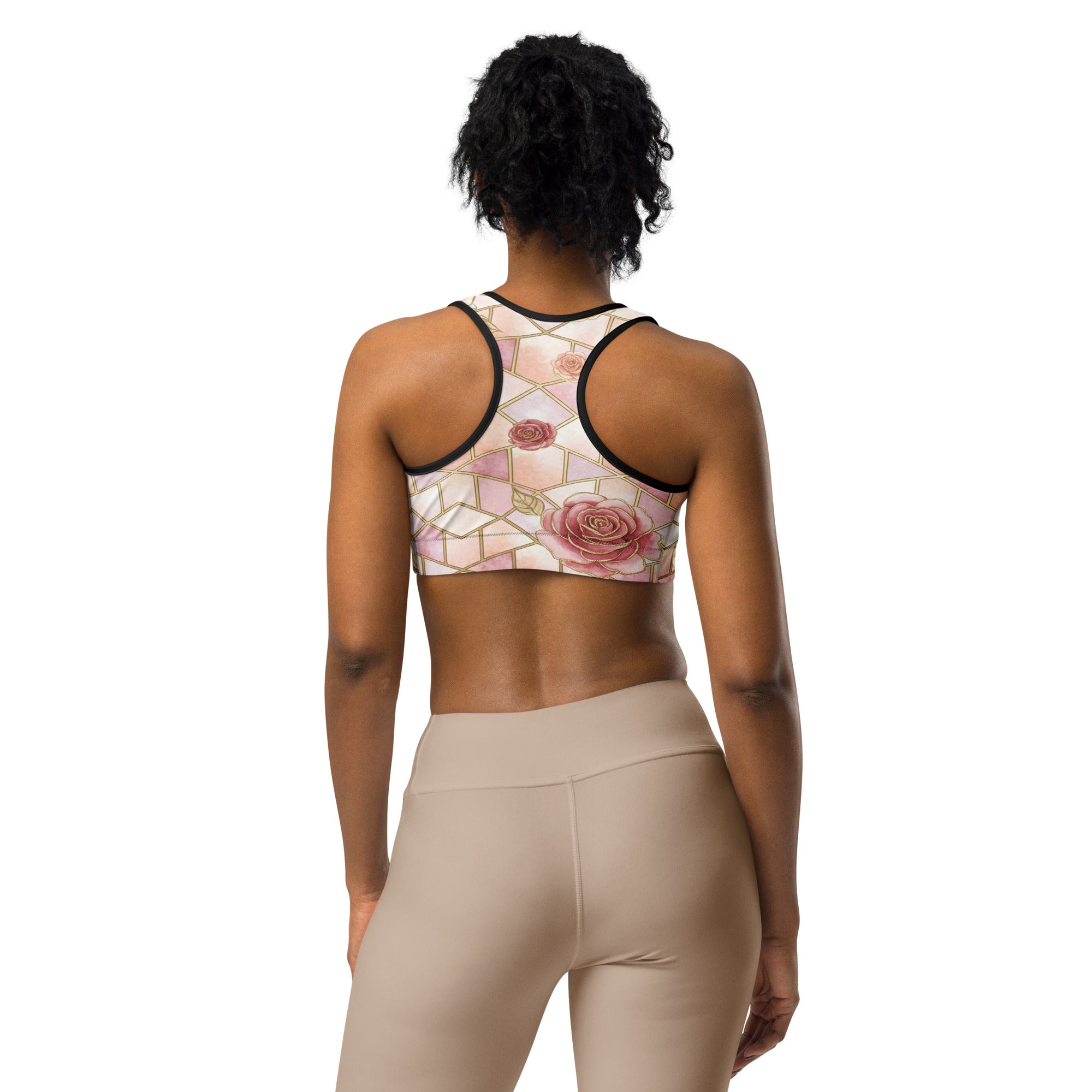 Rose Quartz Sports Bra | GearBunch