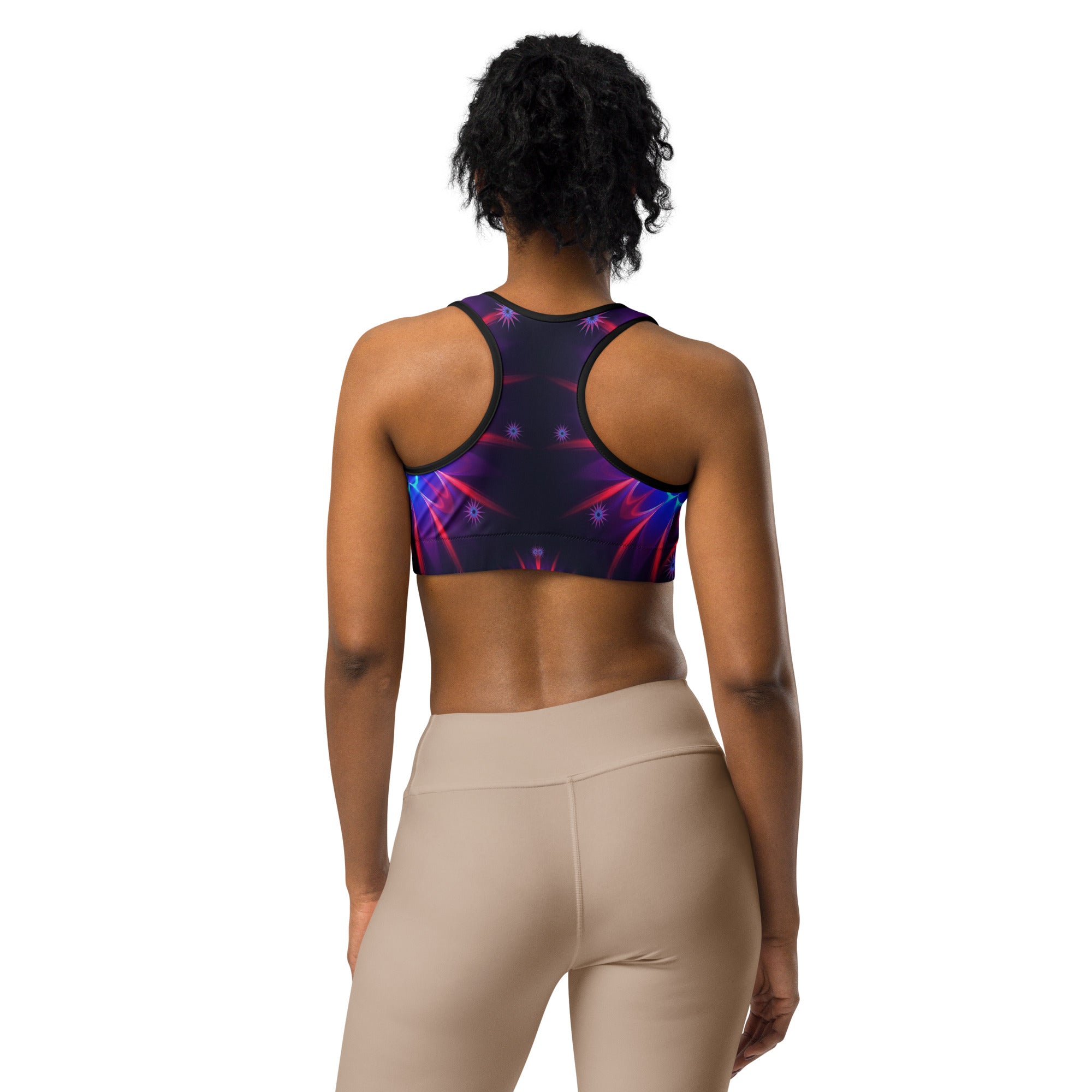 Psychedelic Supernova Sports Bra | GearBunch