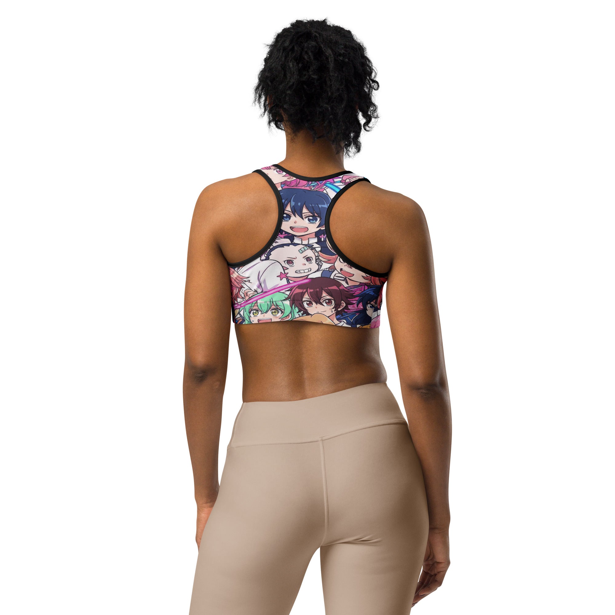 Anime Collage Sakura School Sports Bra | GearBunch