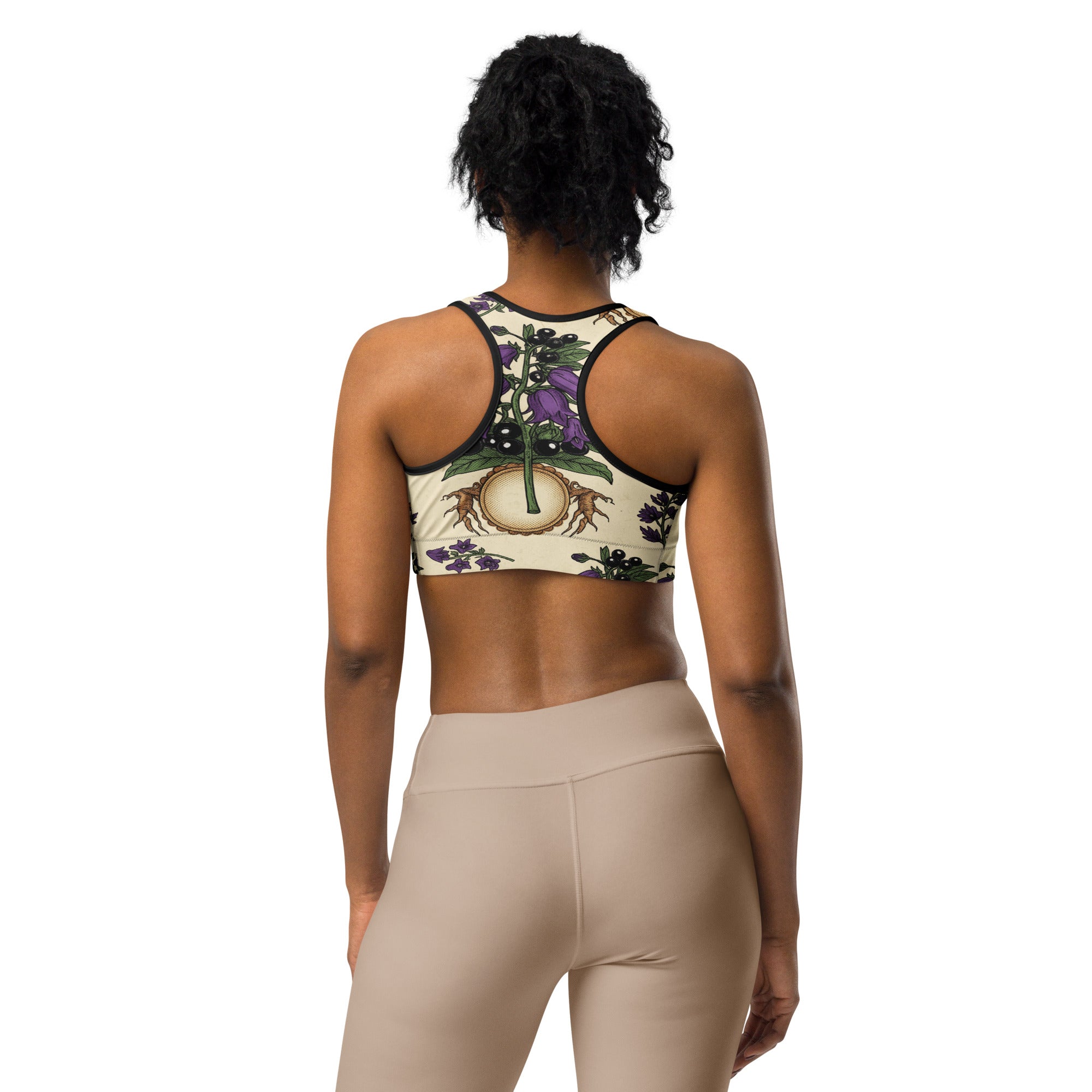 Belladonna Poison Garden Sports Bra | GearBunch