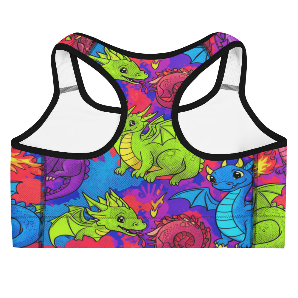 Vibrant Dragon Fantasy Sports Bra | GearBunch