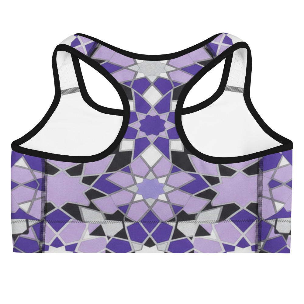 Zellige Amethyst Sports Bra | GearBunch