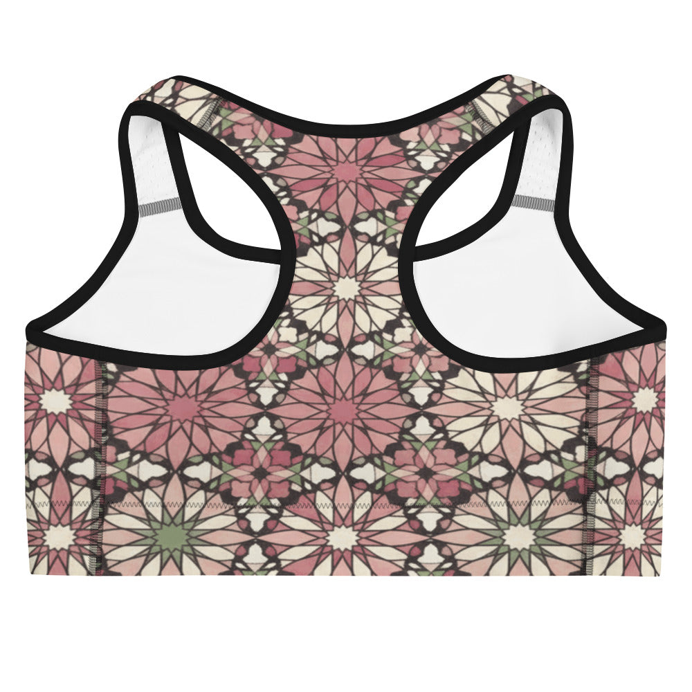 Zellige Rose Garden Sports Bra | GearBunch