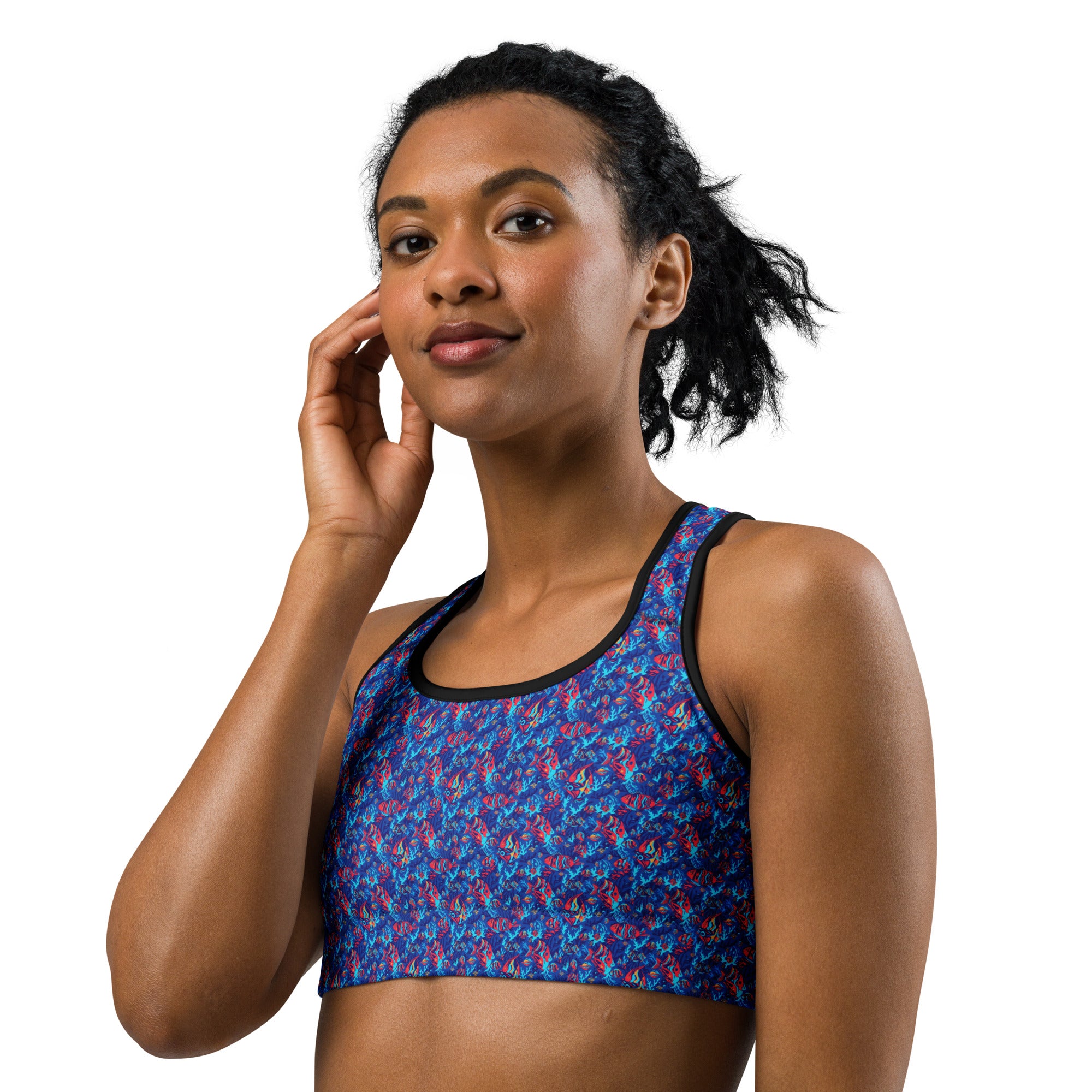 Tropical Fish Reef Sports Bra | GearBunch