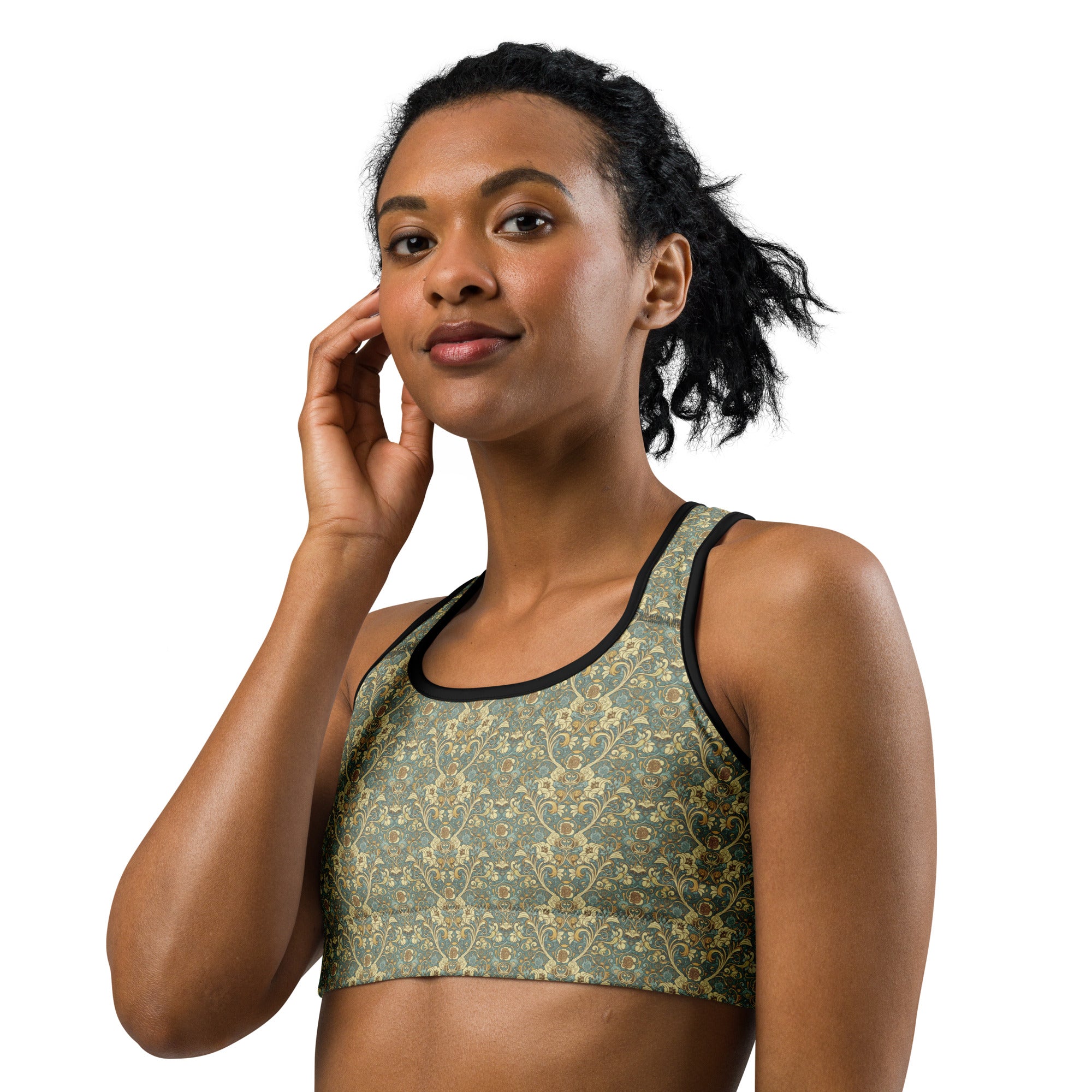 Art Nouveau Fairytale Sports Bra | GearBunch