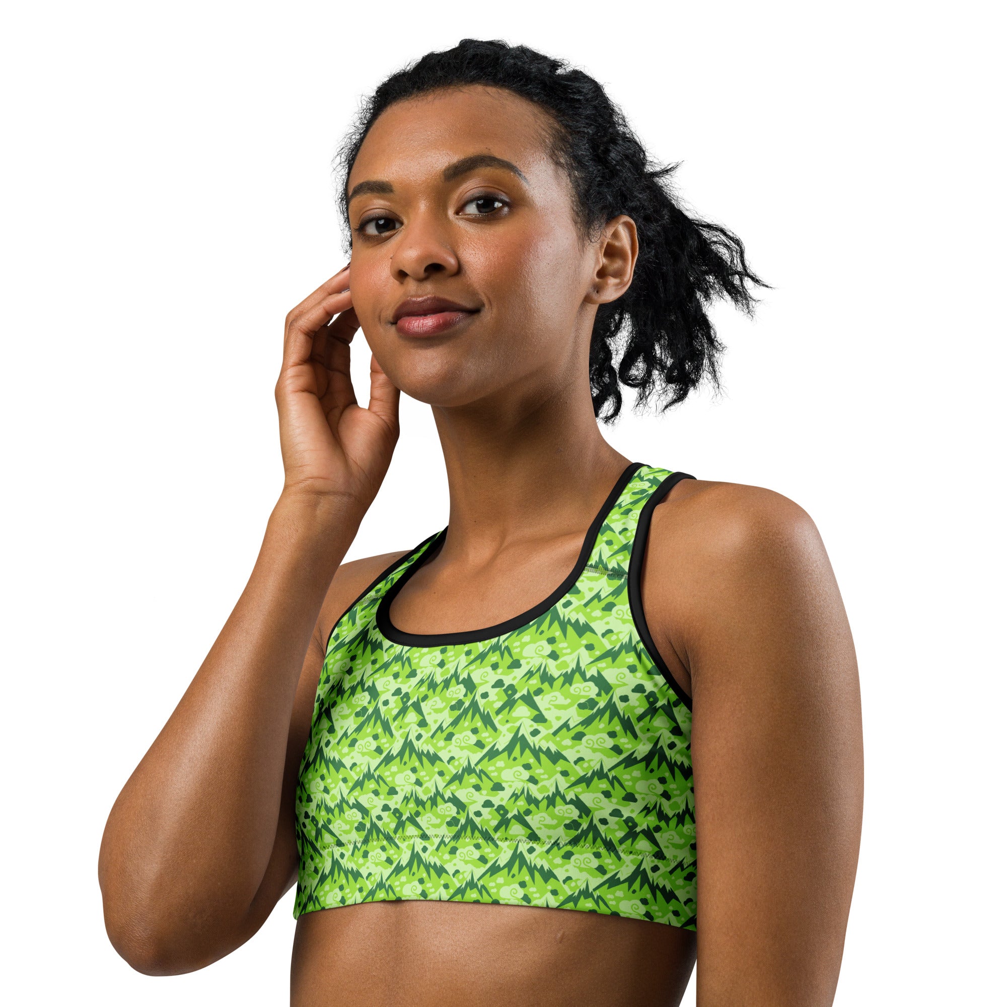 Dragon Mountain Hills Sports Bra | GearBunch