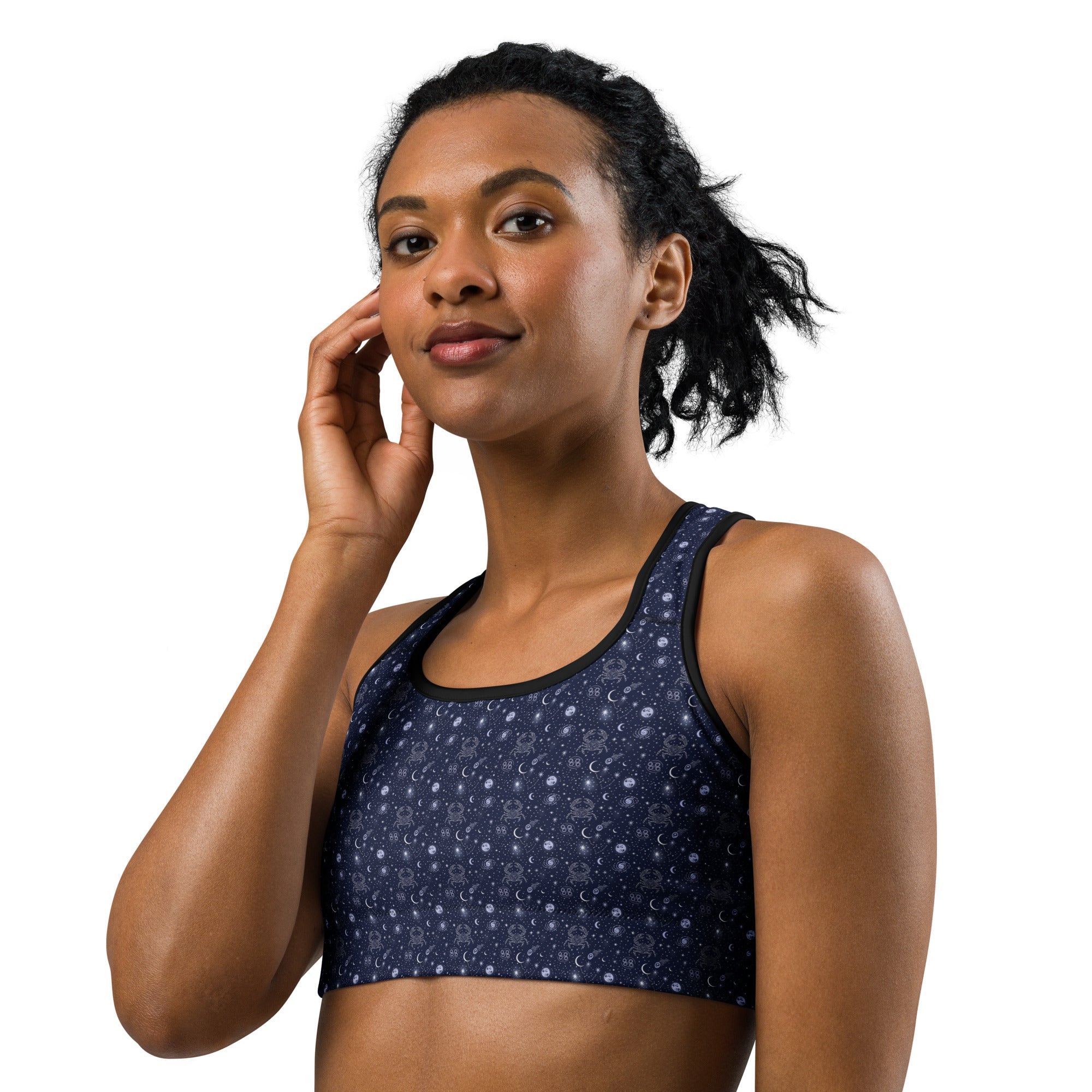 Cancer Celestial Sports Bra | GearBunch