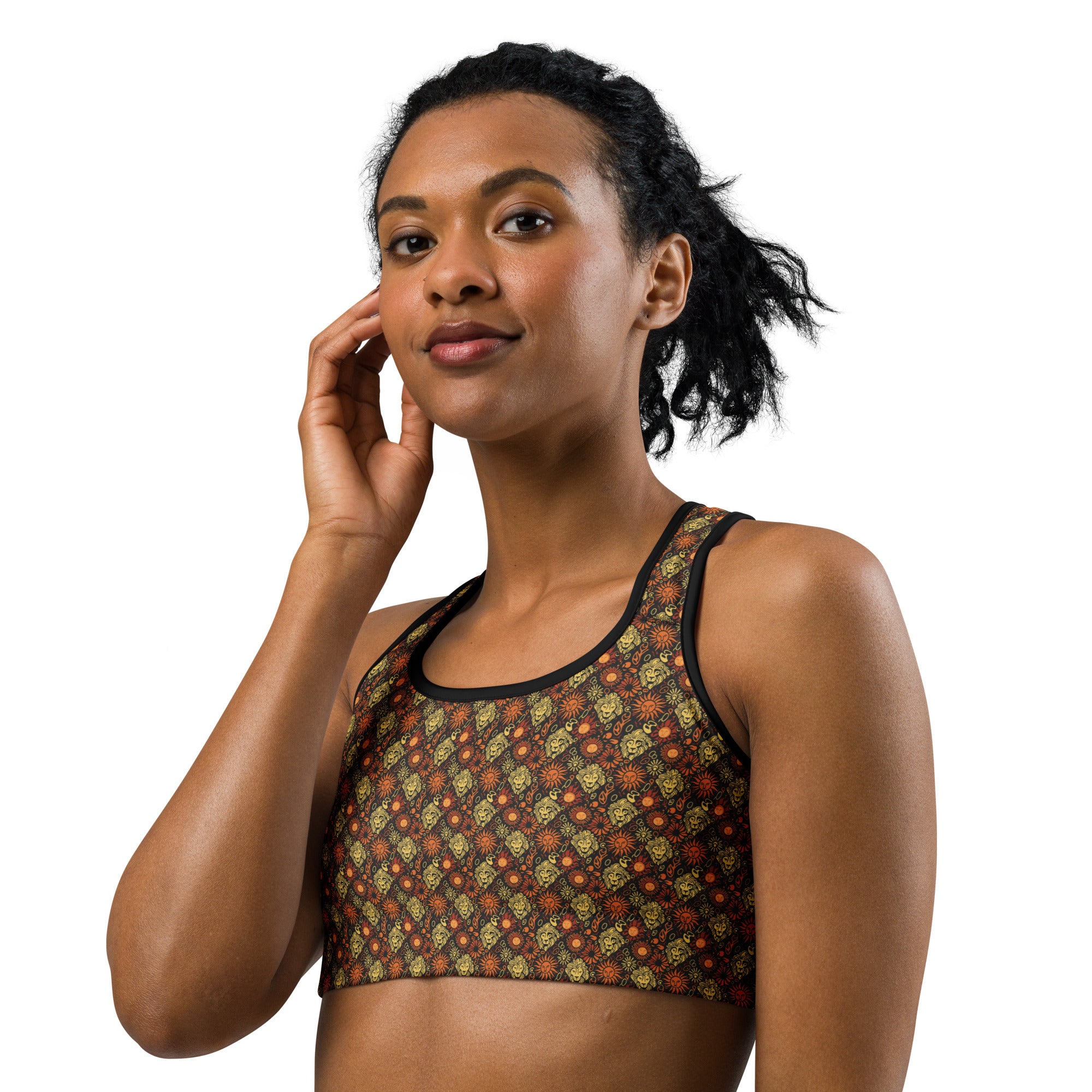 Leo Sun Mane Sports Bra | GearBunch