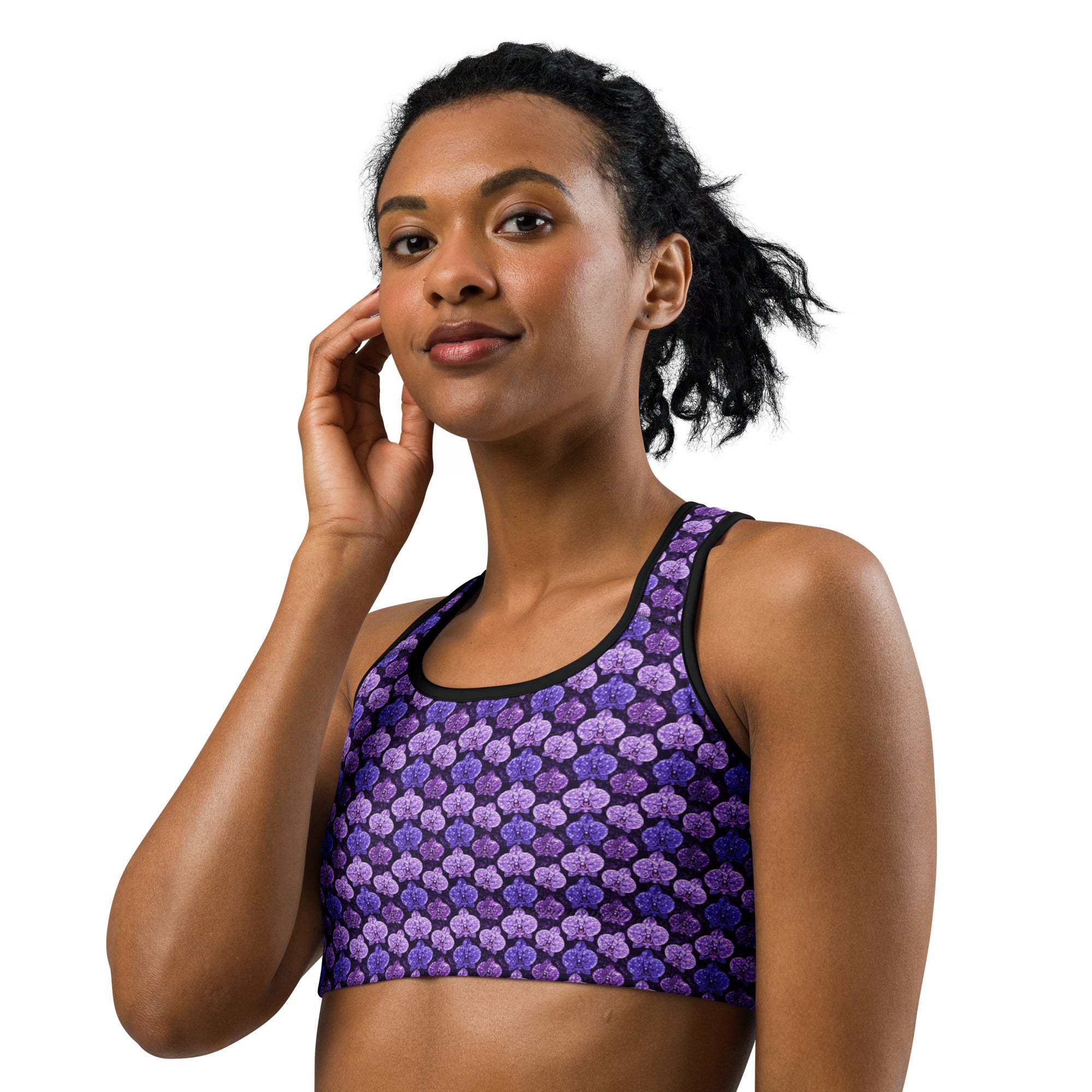 Purple Orchid Sports Bra | GearBunch