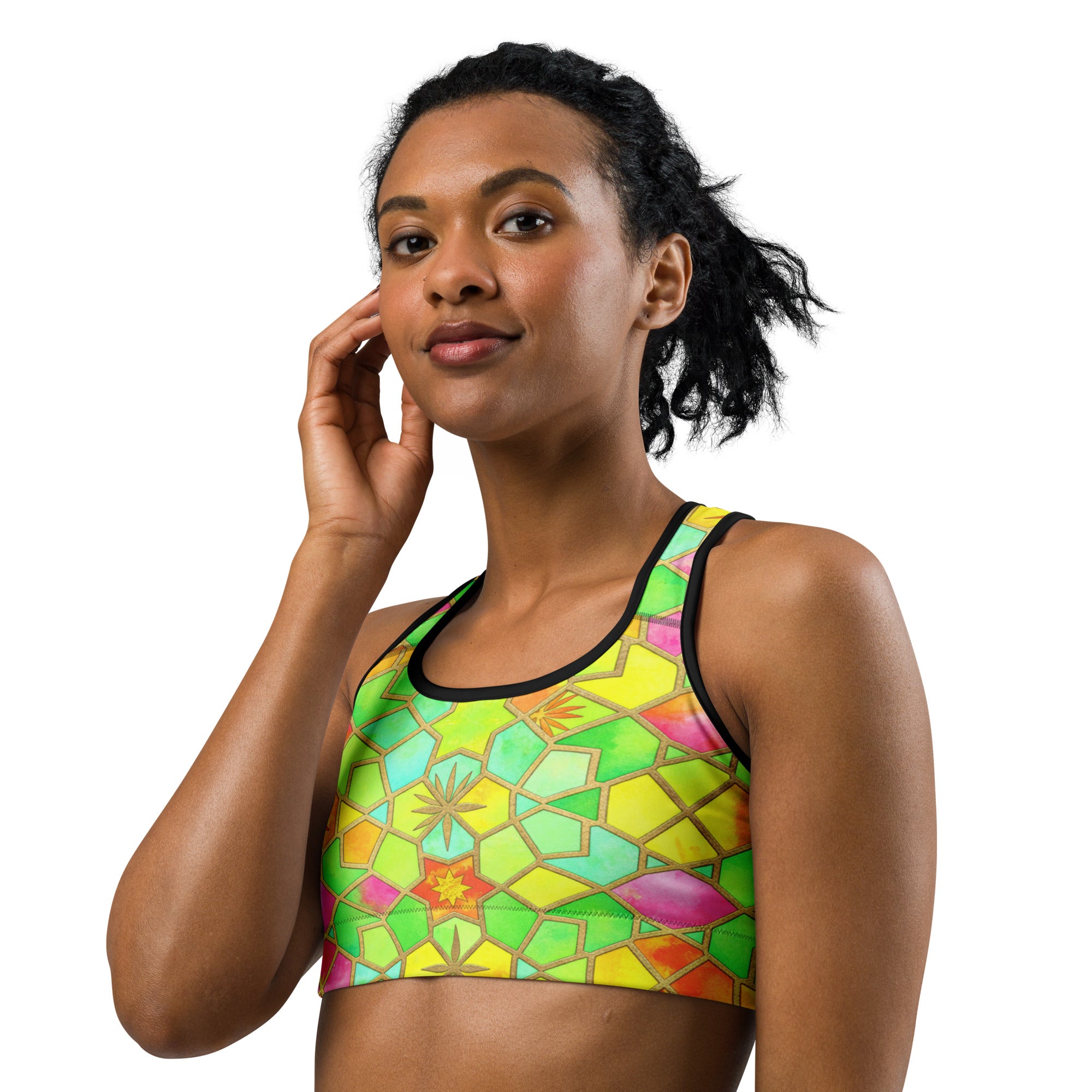 Tropical Punch Sports Bra | GearBunch