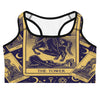 Women's tarot card major arcana sports bra front view