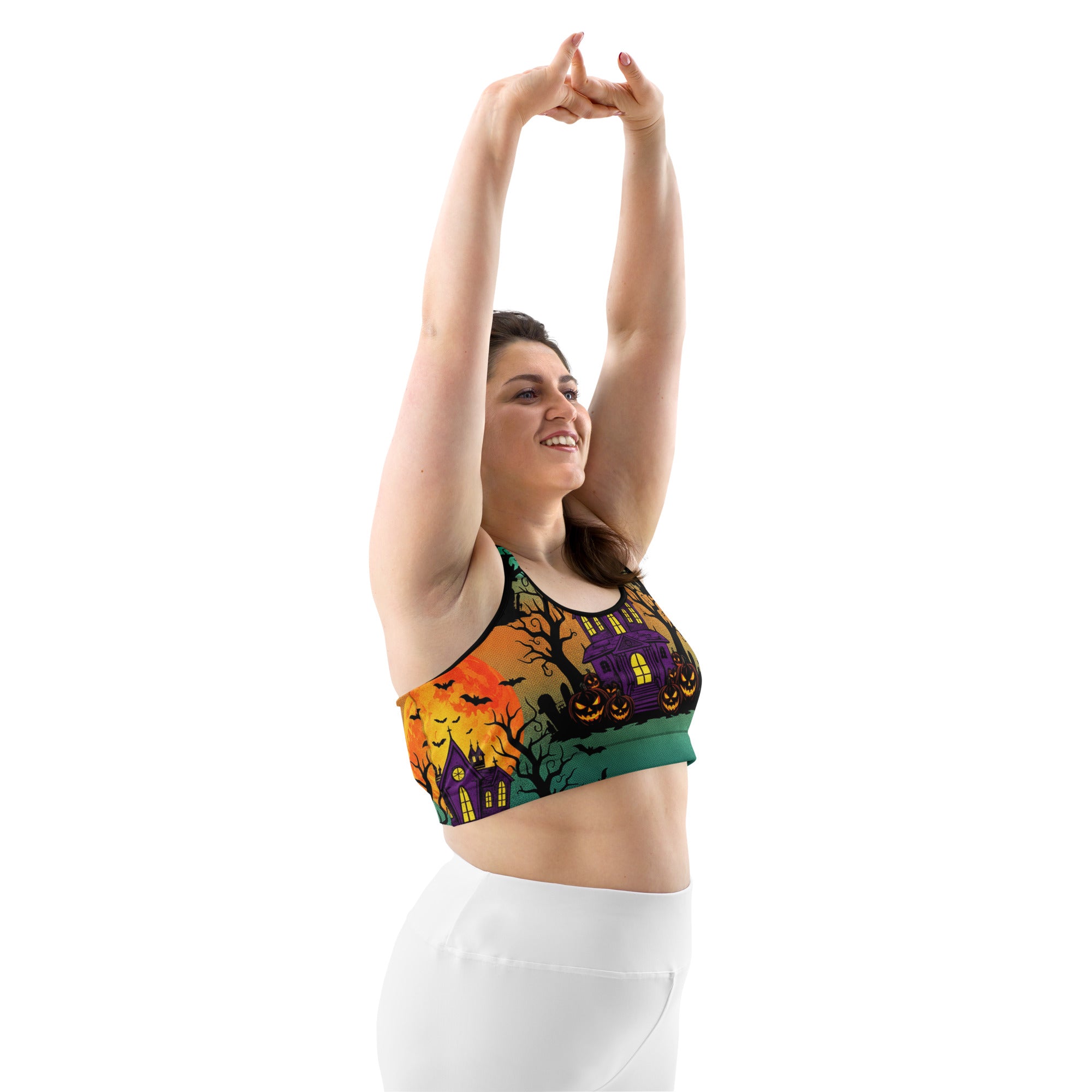 Haunted Manor Twilight Sports Bra | GearBunch