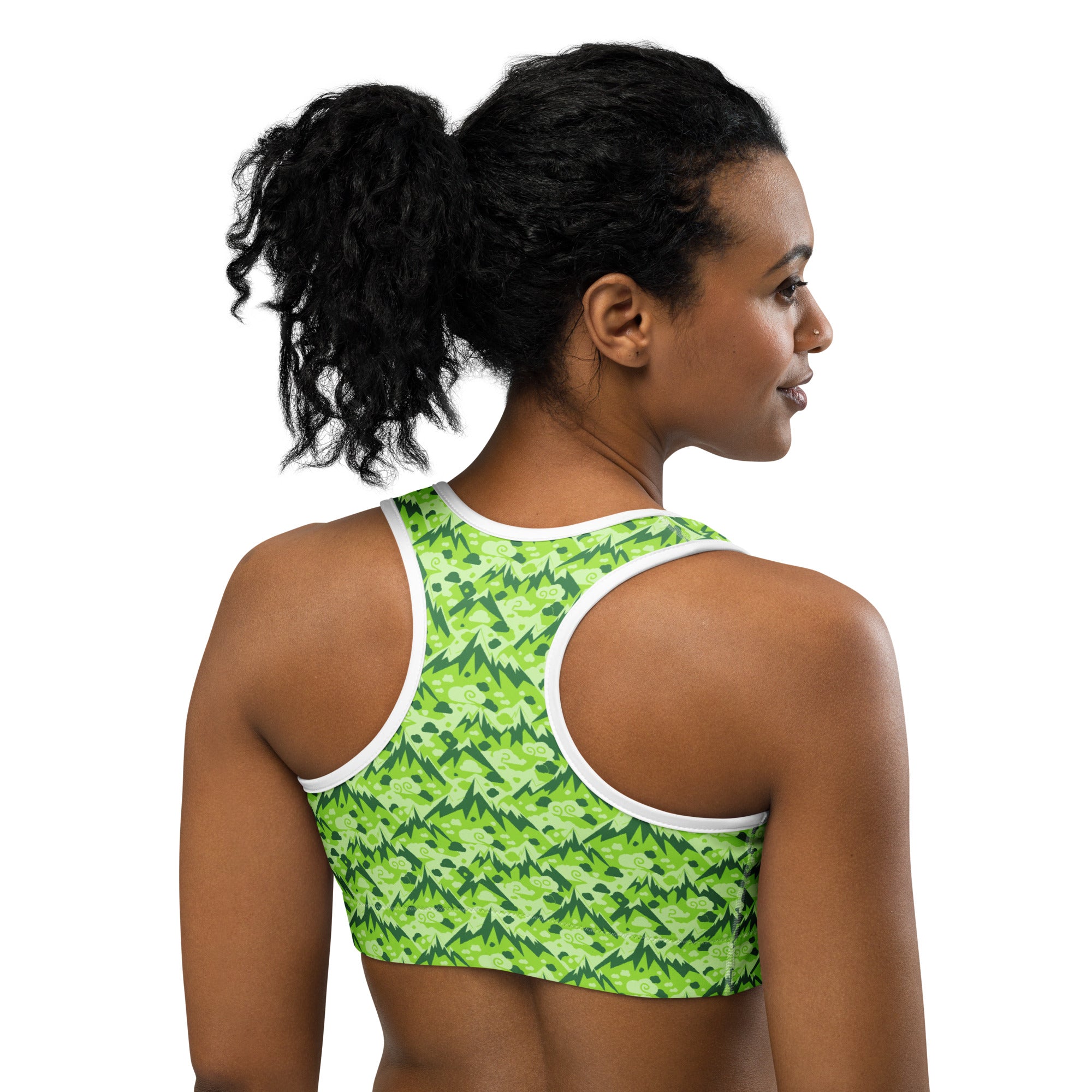 Dragon Mountain Hills Sports Bra | GearBunch