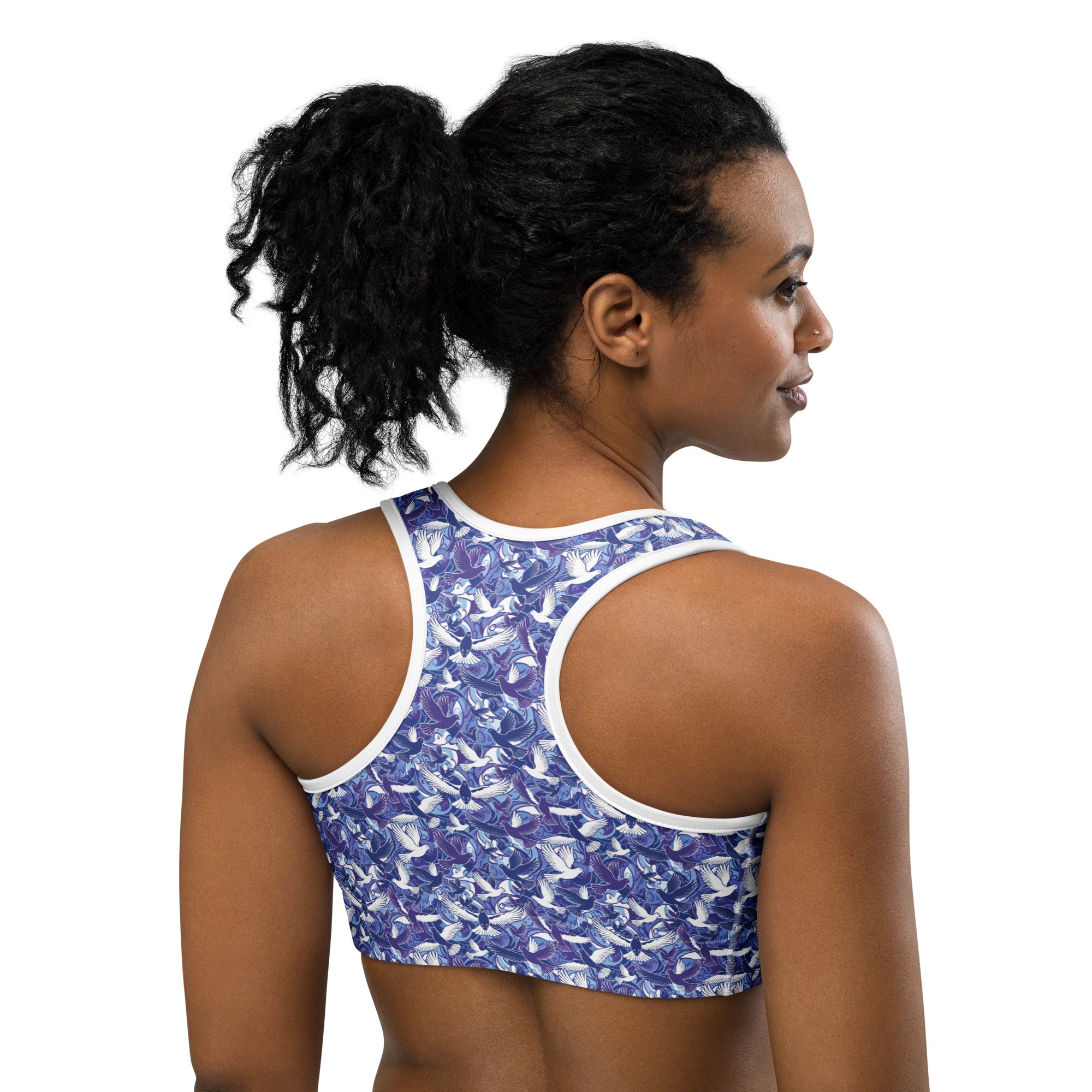 Dove in Flight Sports Bra | GearBunch