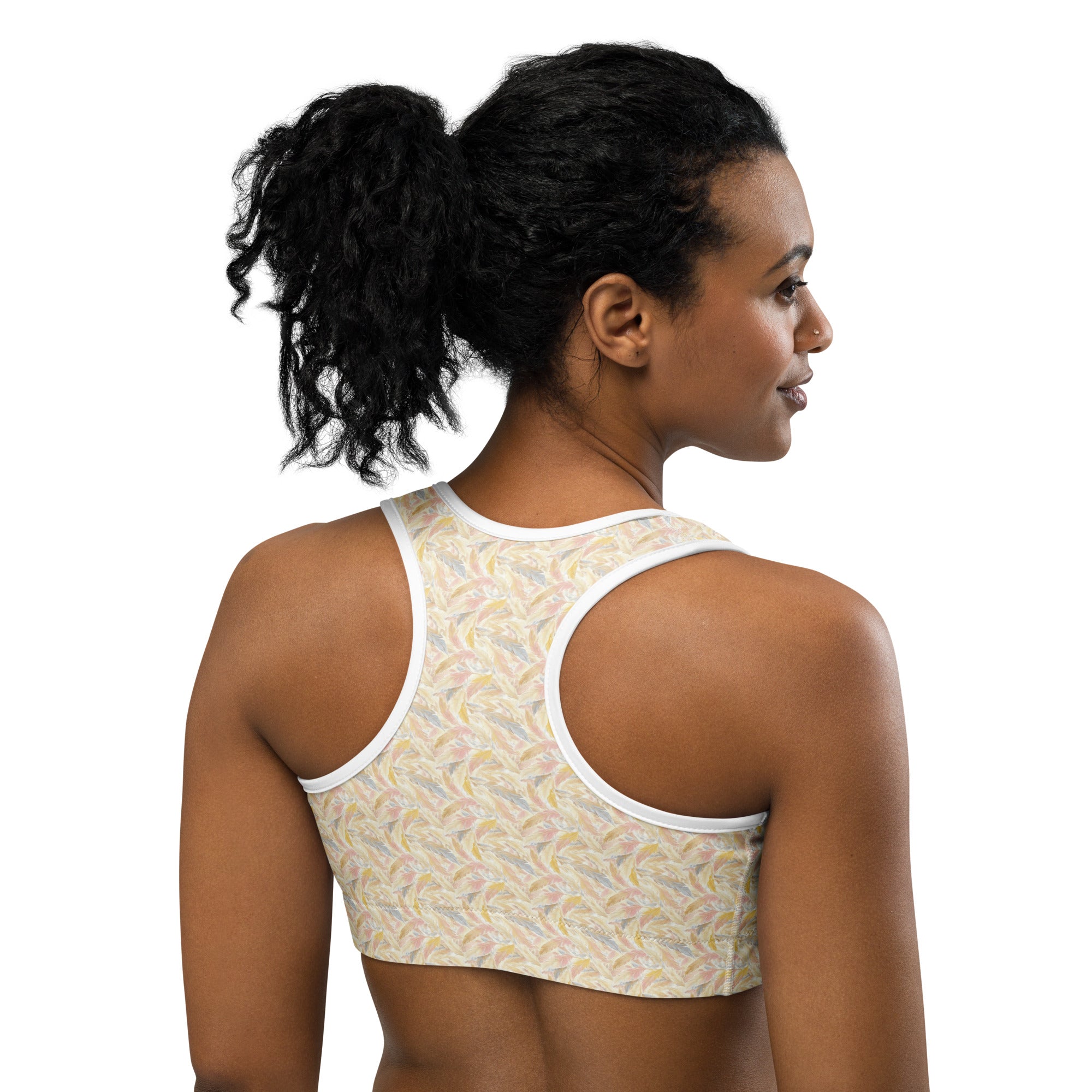 Angel Feathers Sports Bra | GearBunch