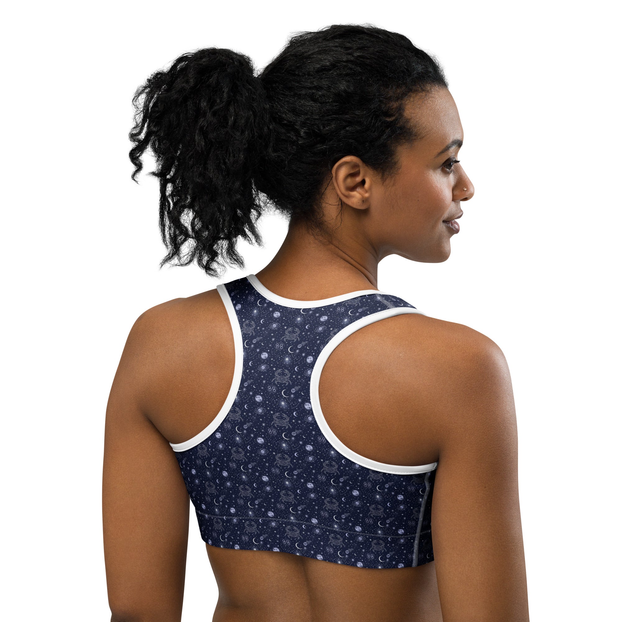 Cancer Celestial Sports Bra | GearBunch