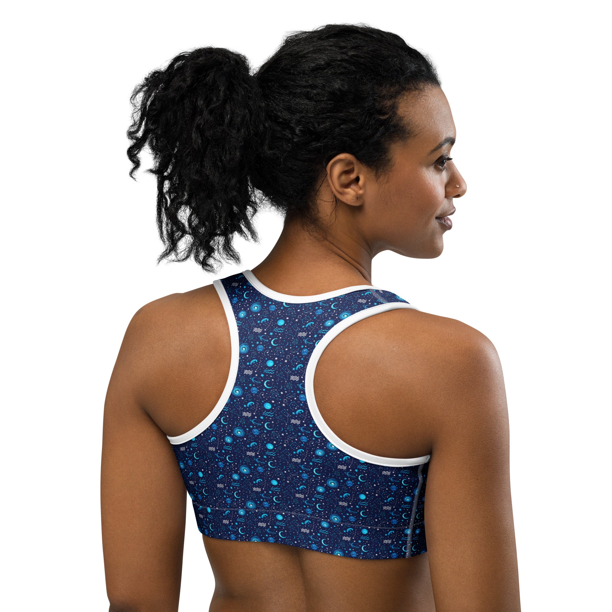 Aquarius Celestial Sports Bra | GearBunch