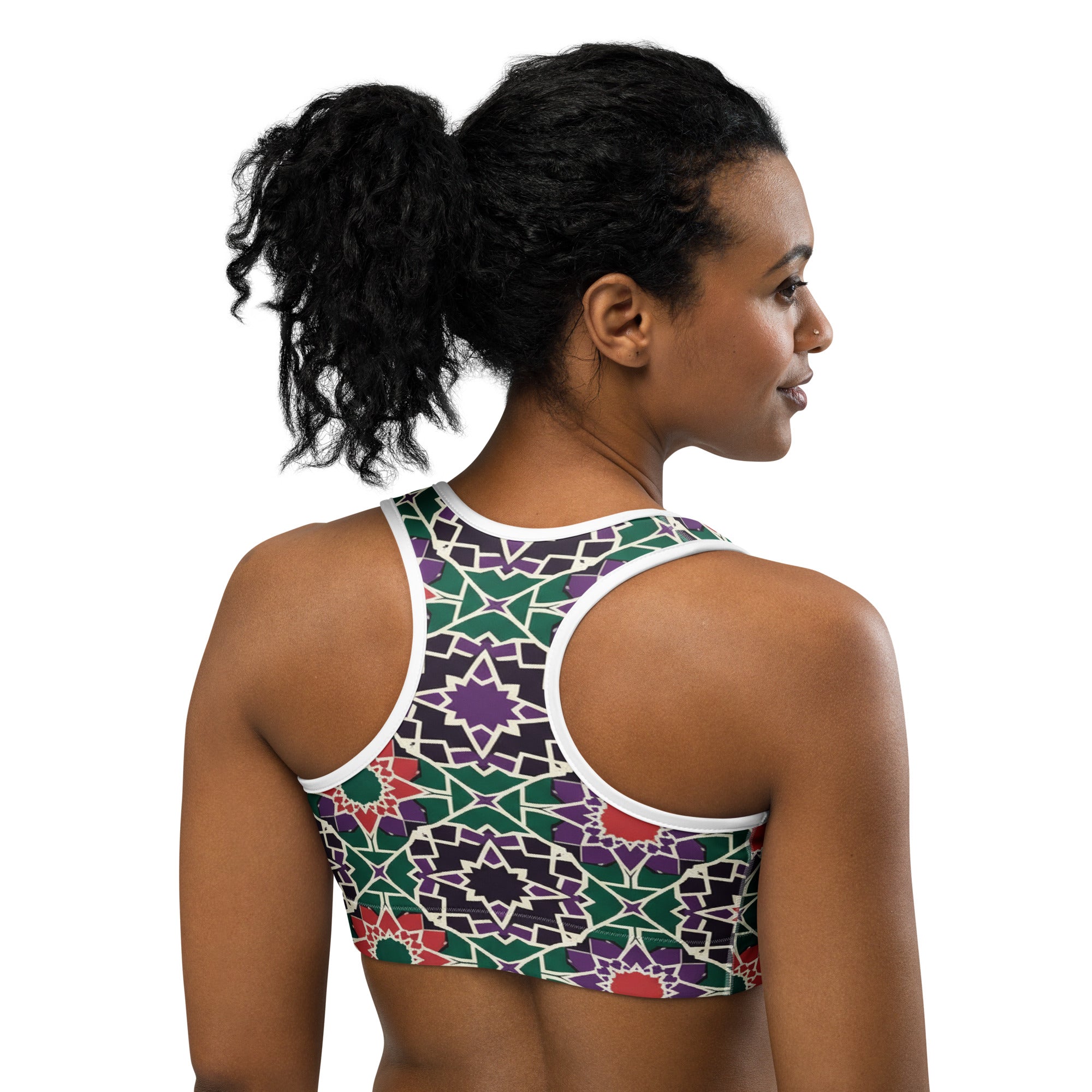 Zellige Forest Berry Sports Bra | GearBunch