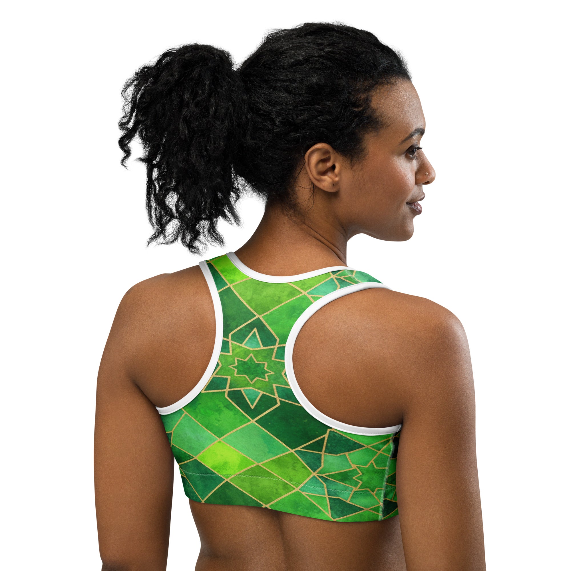 Emerald Jewel Sports Bra | GearBunch