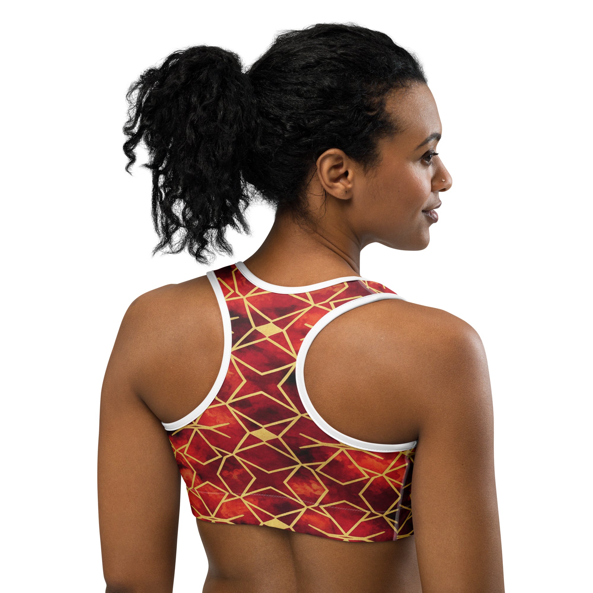 Ruby Gold Sports Bra | GearBunch