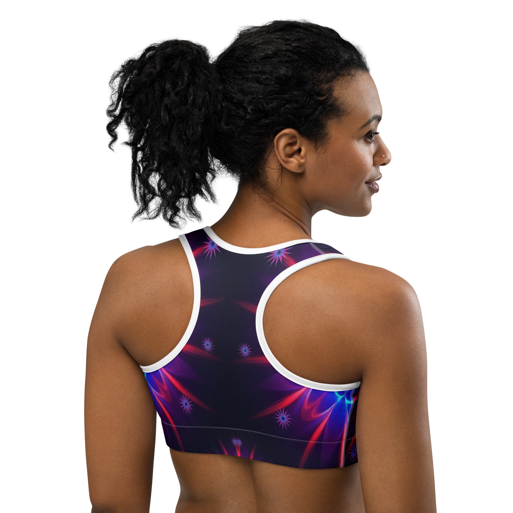 Psychedelic Supernova Sports Bra | GearBunch
