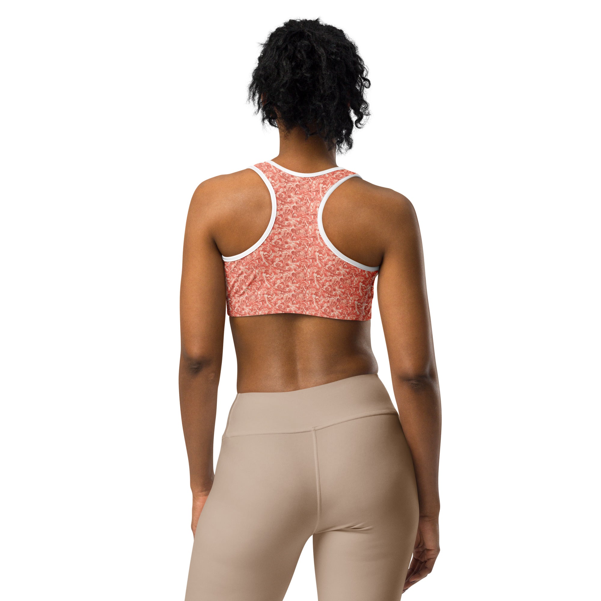Distorted Cowboy Landscape Sports Bra | GearBunch