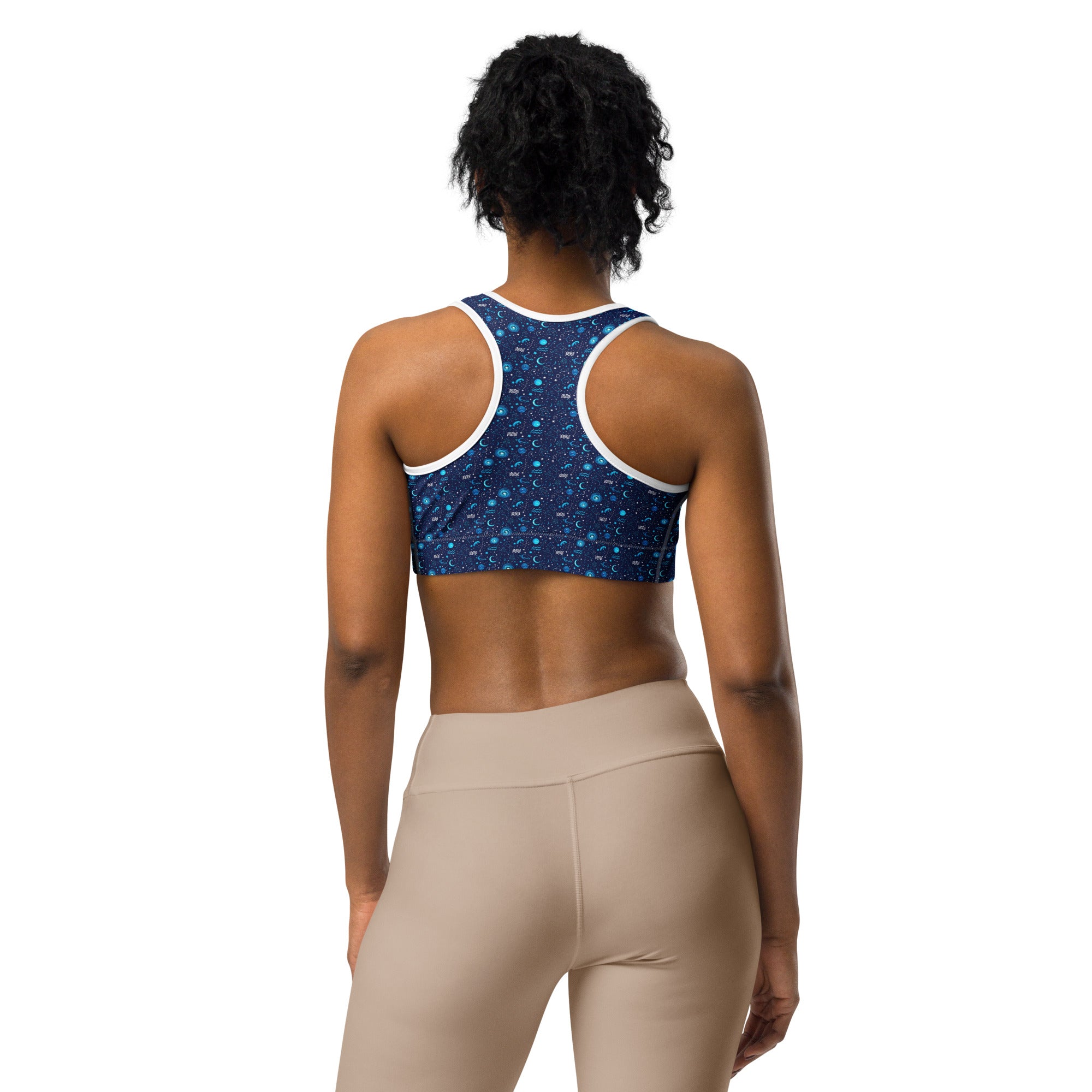 Aquarius Celestial Sports Bra | GearBunch