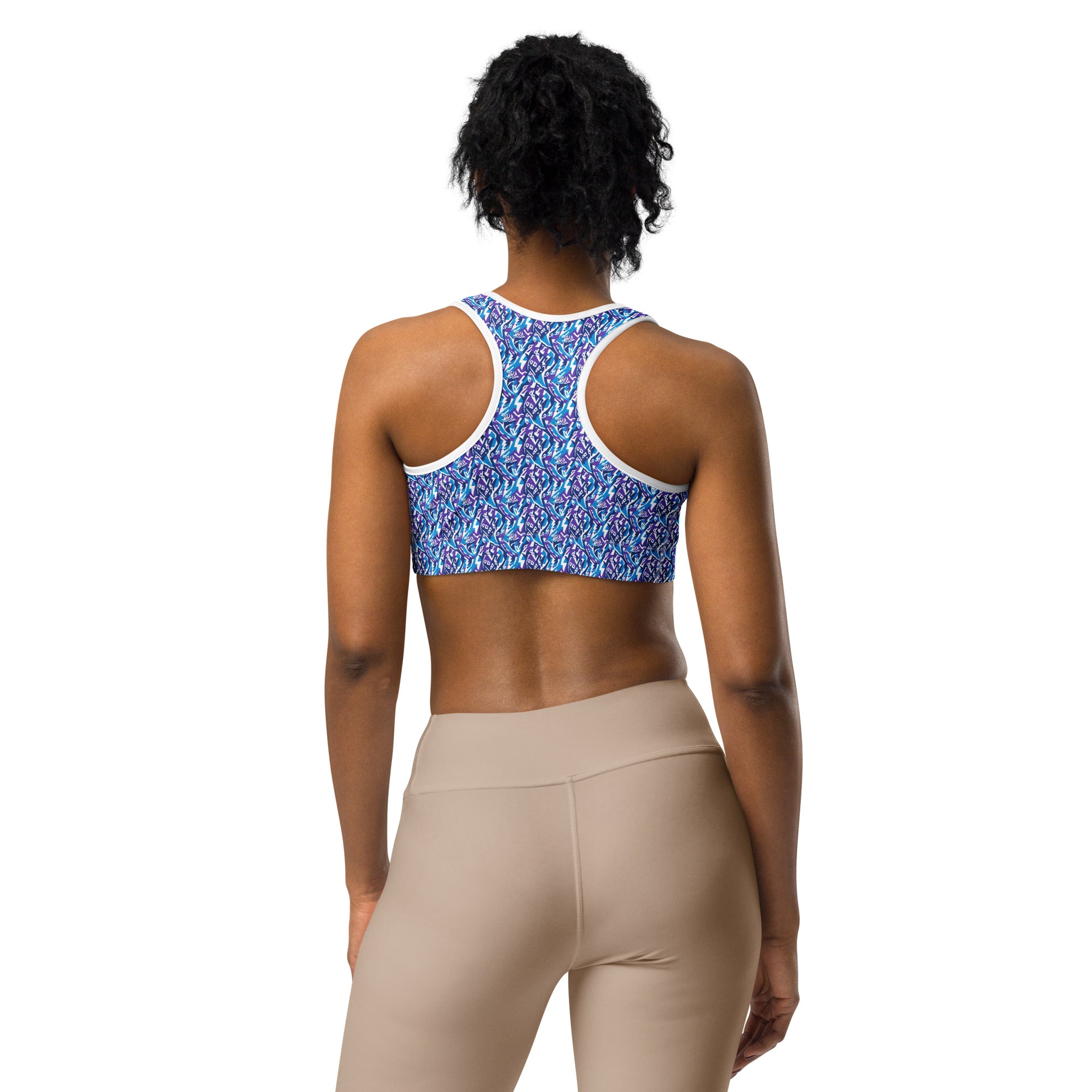 Aquarius Electric Waves Sports Bra | GearBunch