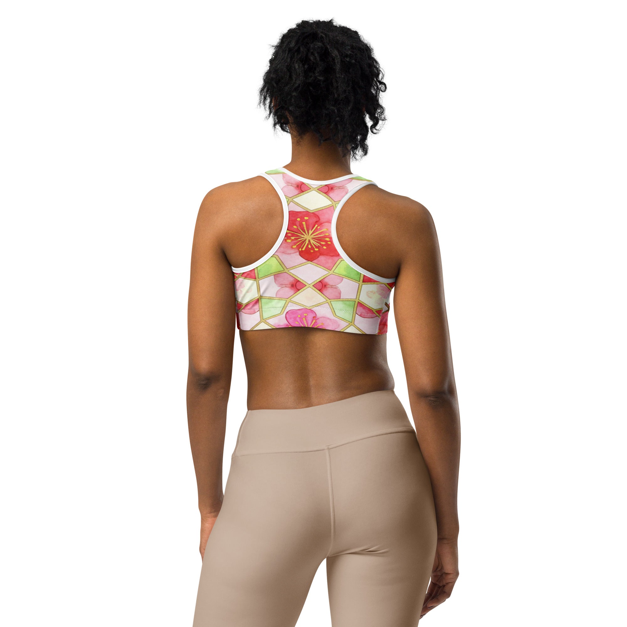 Cherry Blossom Sports Bra | GearBunch