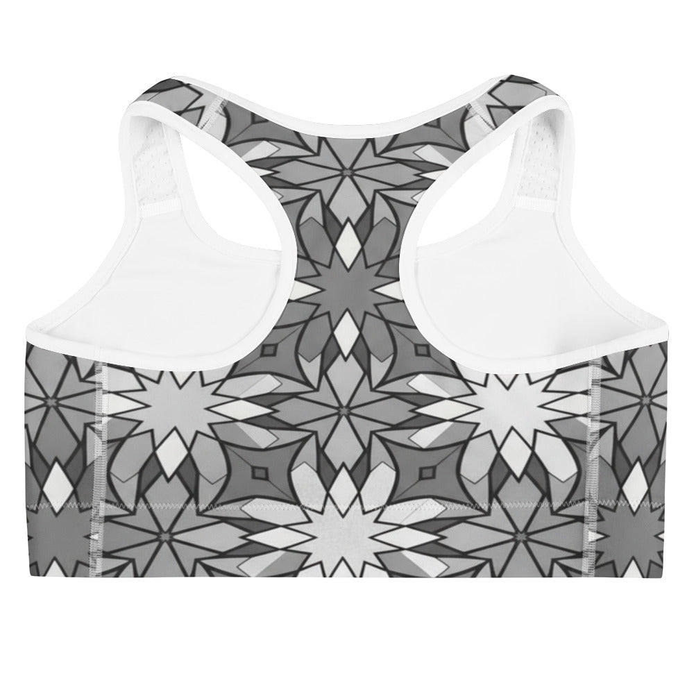 Zellige Monochrome Sports Bra | GearBunch