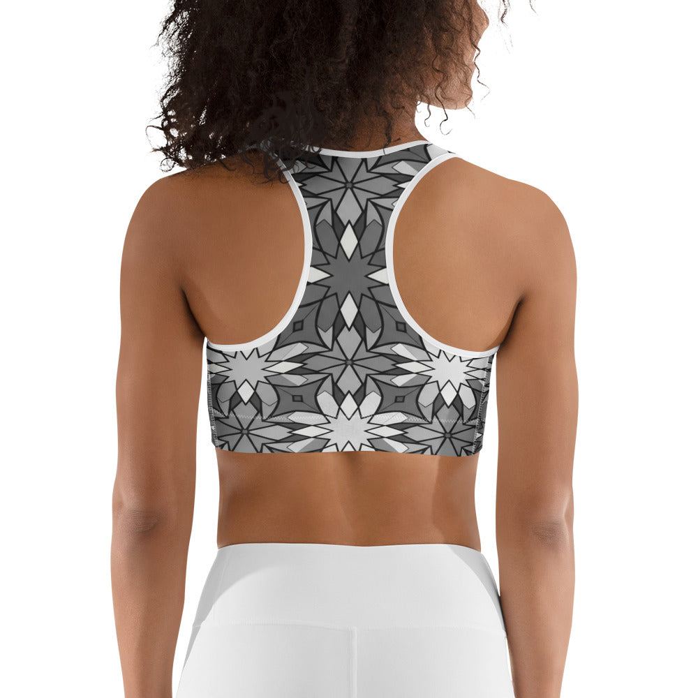 Zellige Monochrome Sports Bra | GearBunch