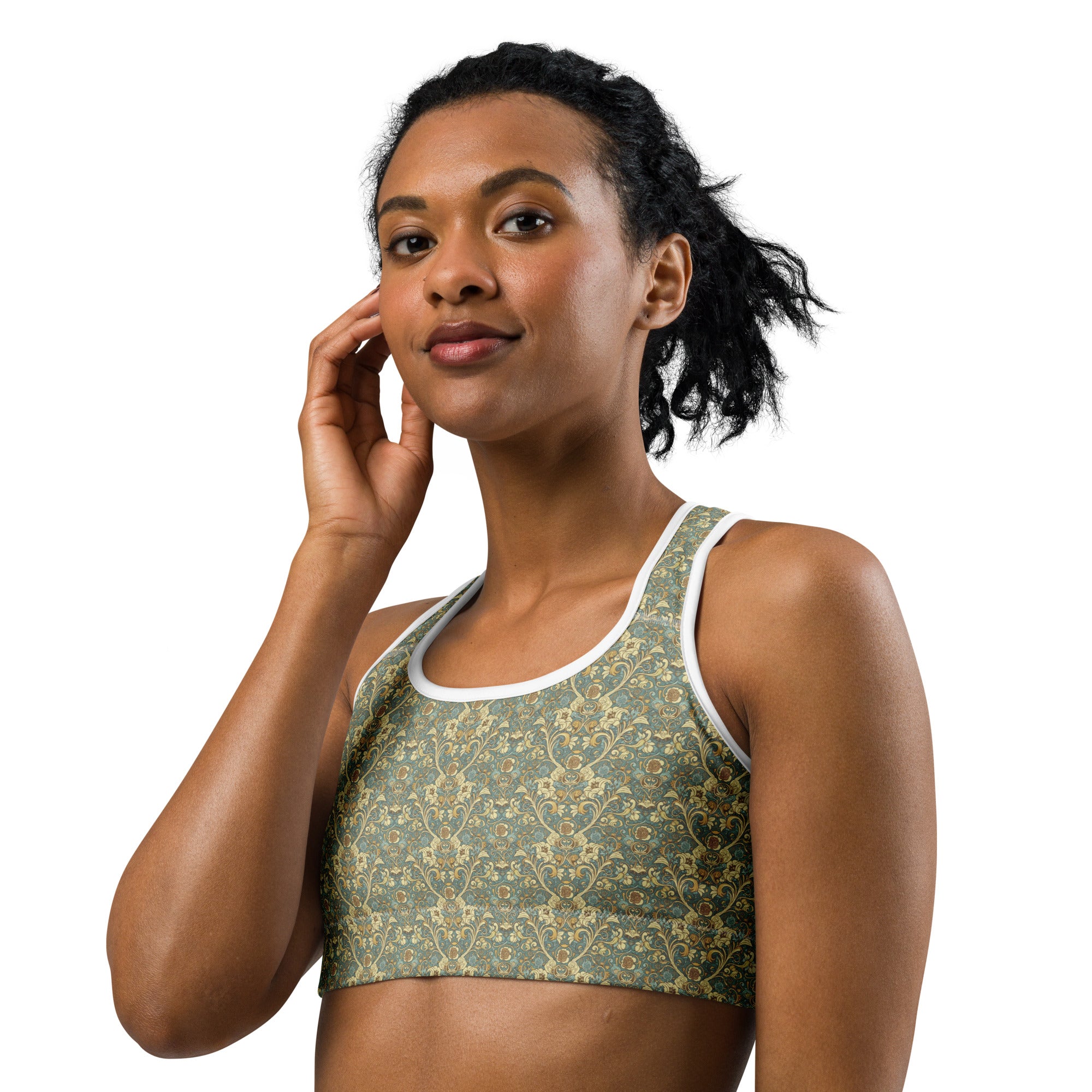 Art Nouveau Fairytale Sports Bra | GearBunch