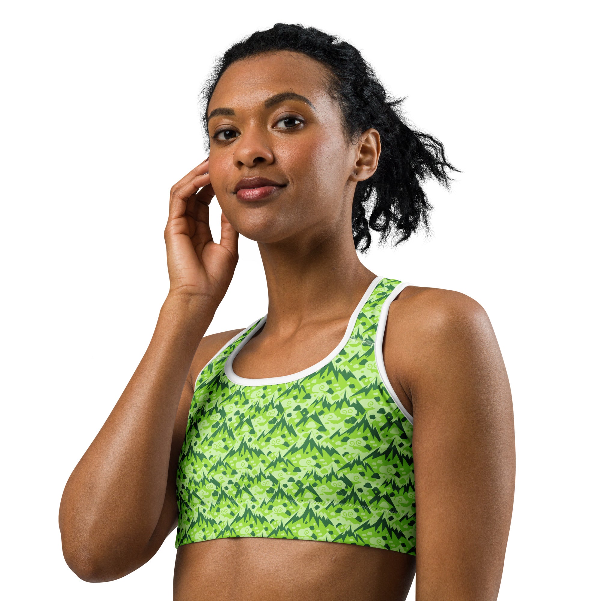 Dragon Mountain Hills Sports Bra | GearBunch