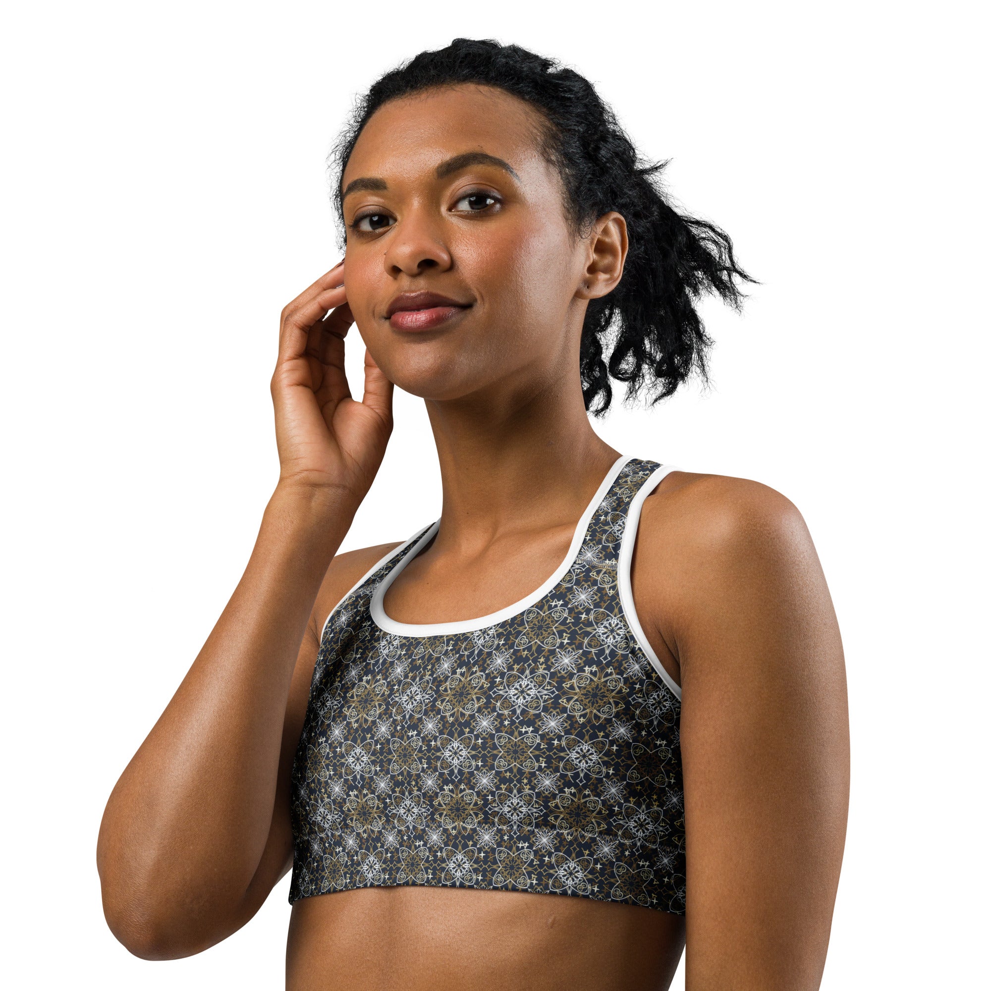 Cross Mandala Sports Bra | GearBunch