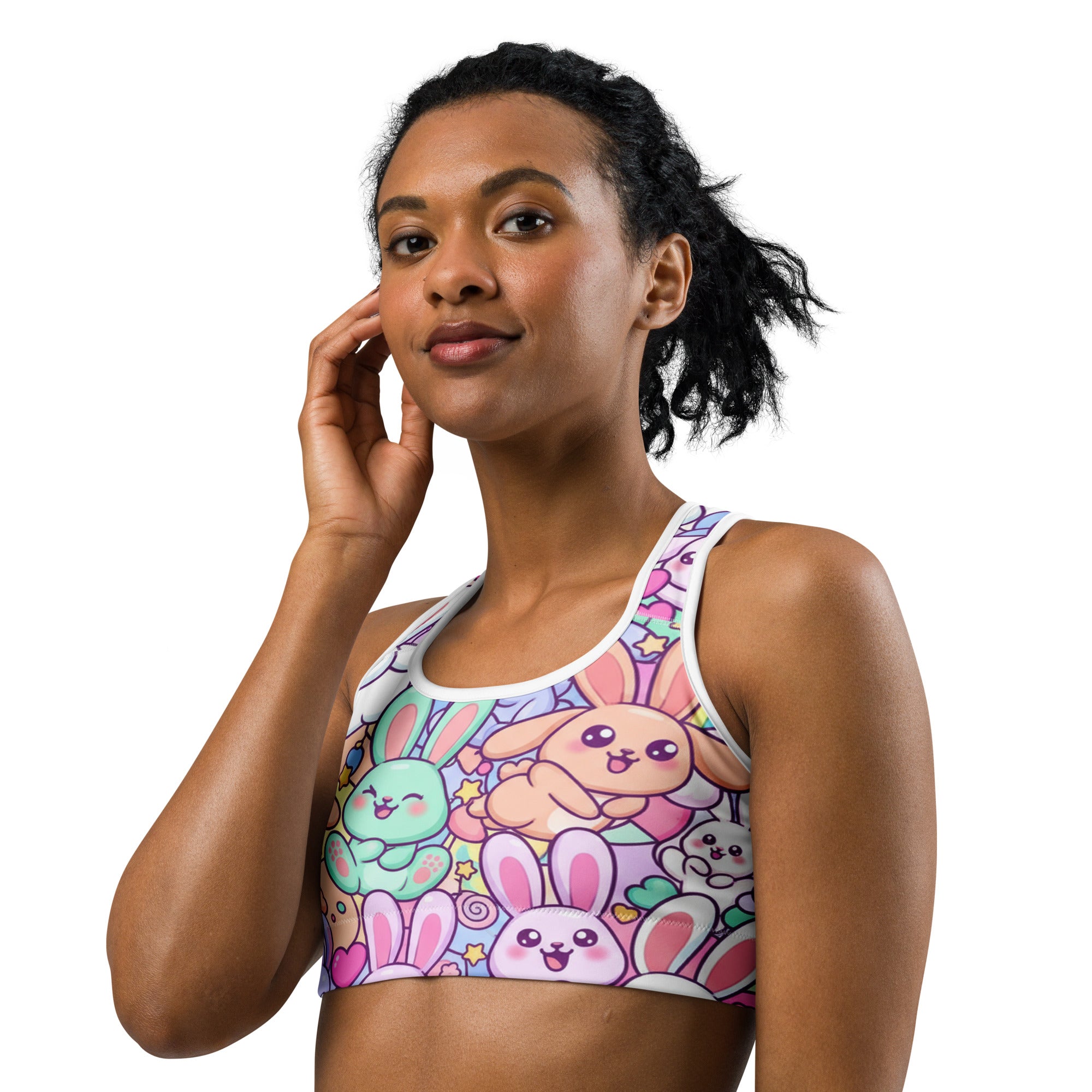 Vibrant Bunny Hop Sports Bra | GearBunch