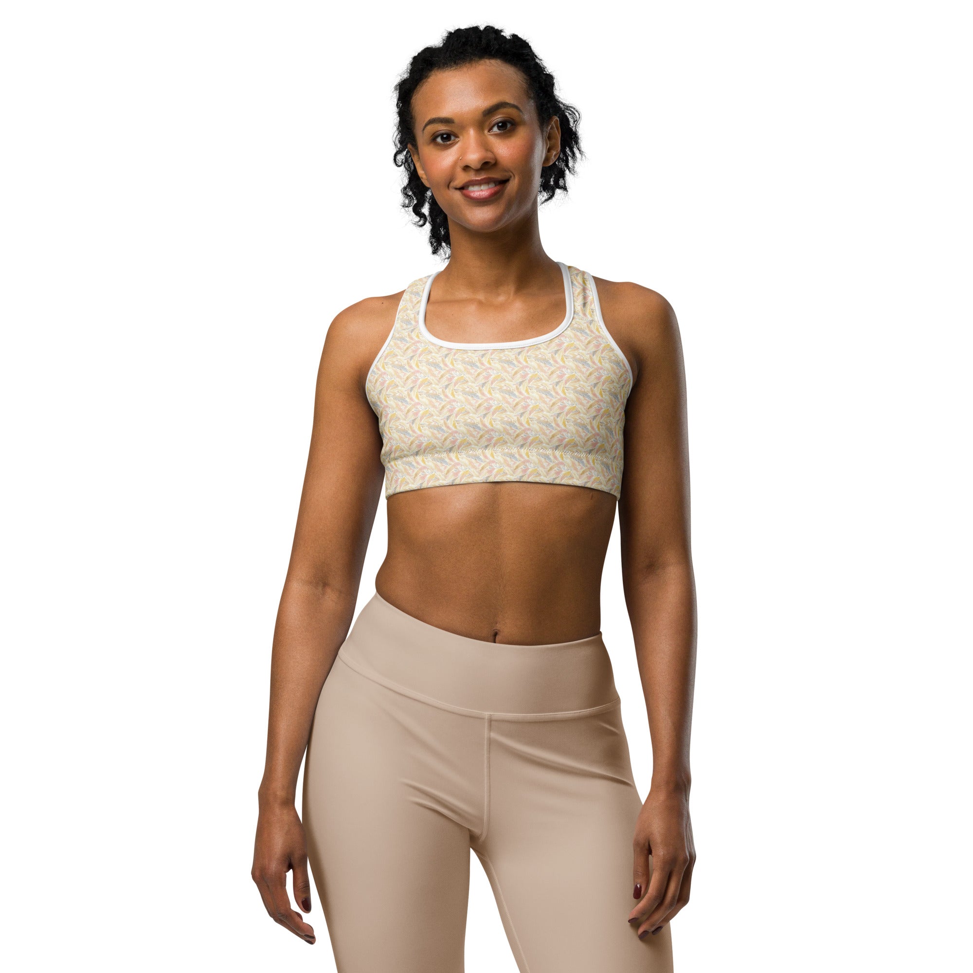 Angel Feathers Sports Bra | GearBunch