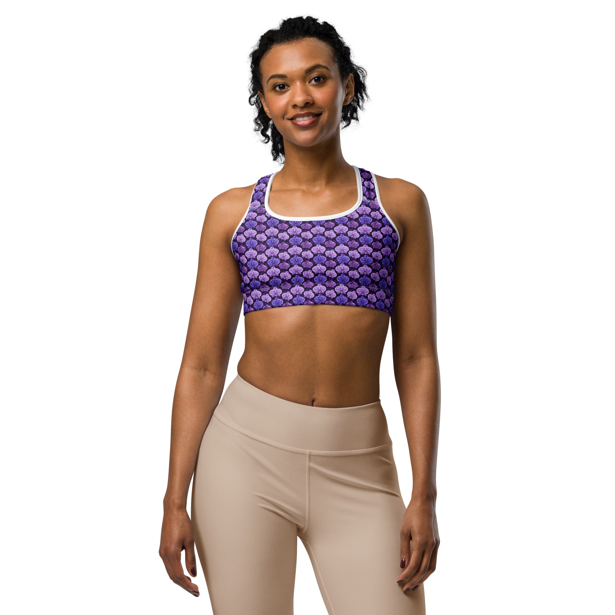 Purple Orchid Sports Bra | GearBunch