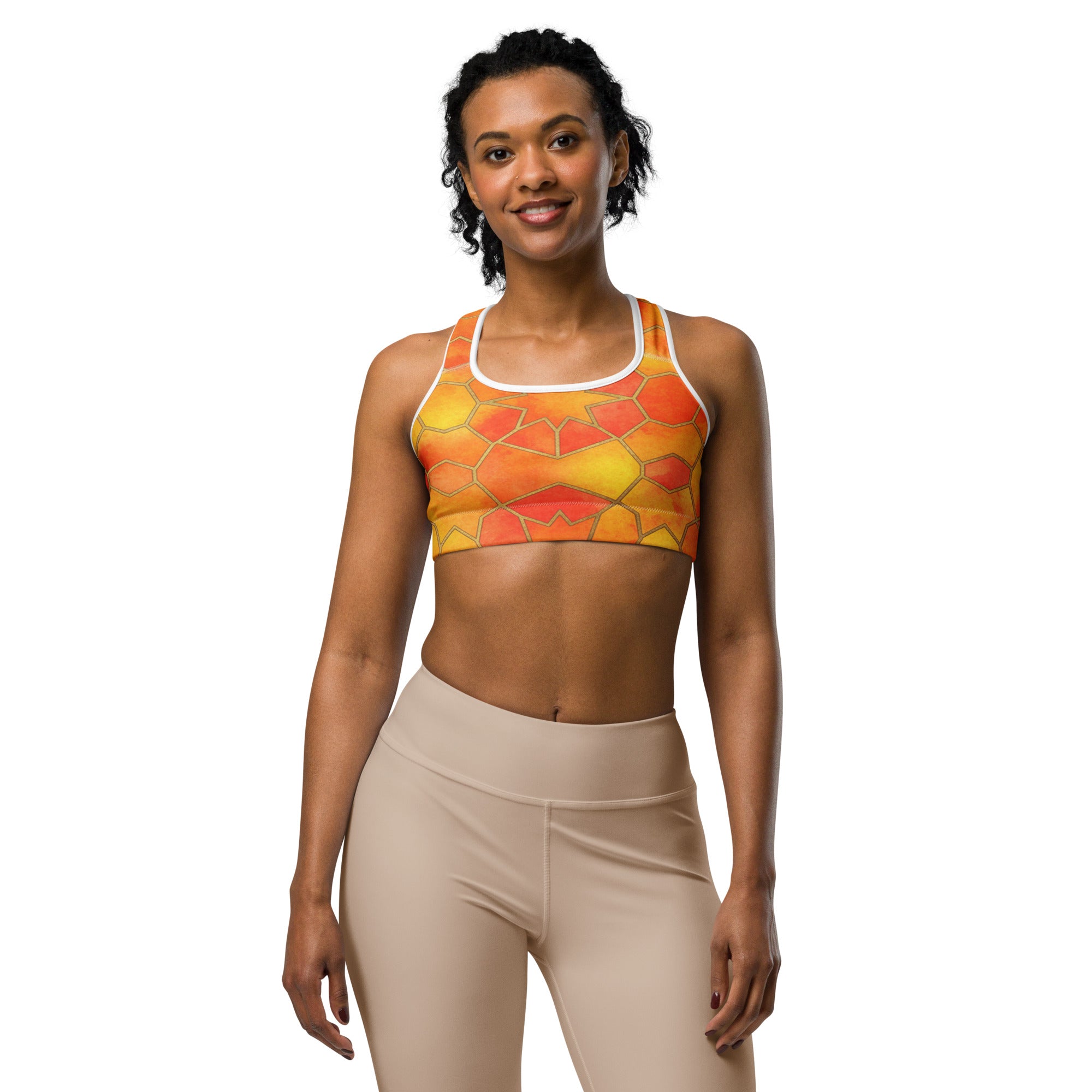 Sunset Blaze Sports Bra | GearBunch
