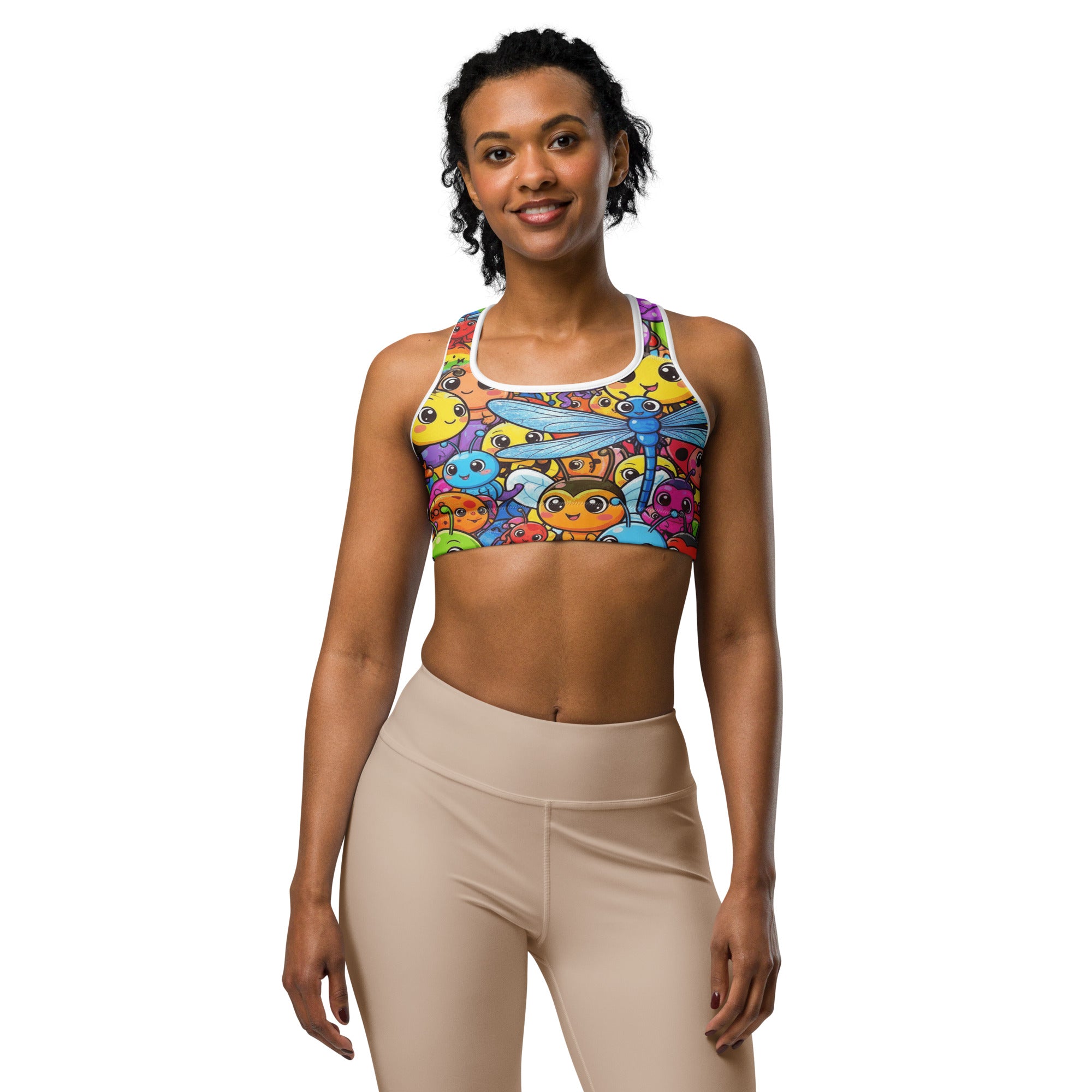 Vibrant Bug Life Sports Bra | GearBunch