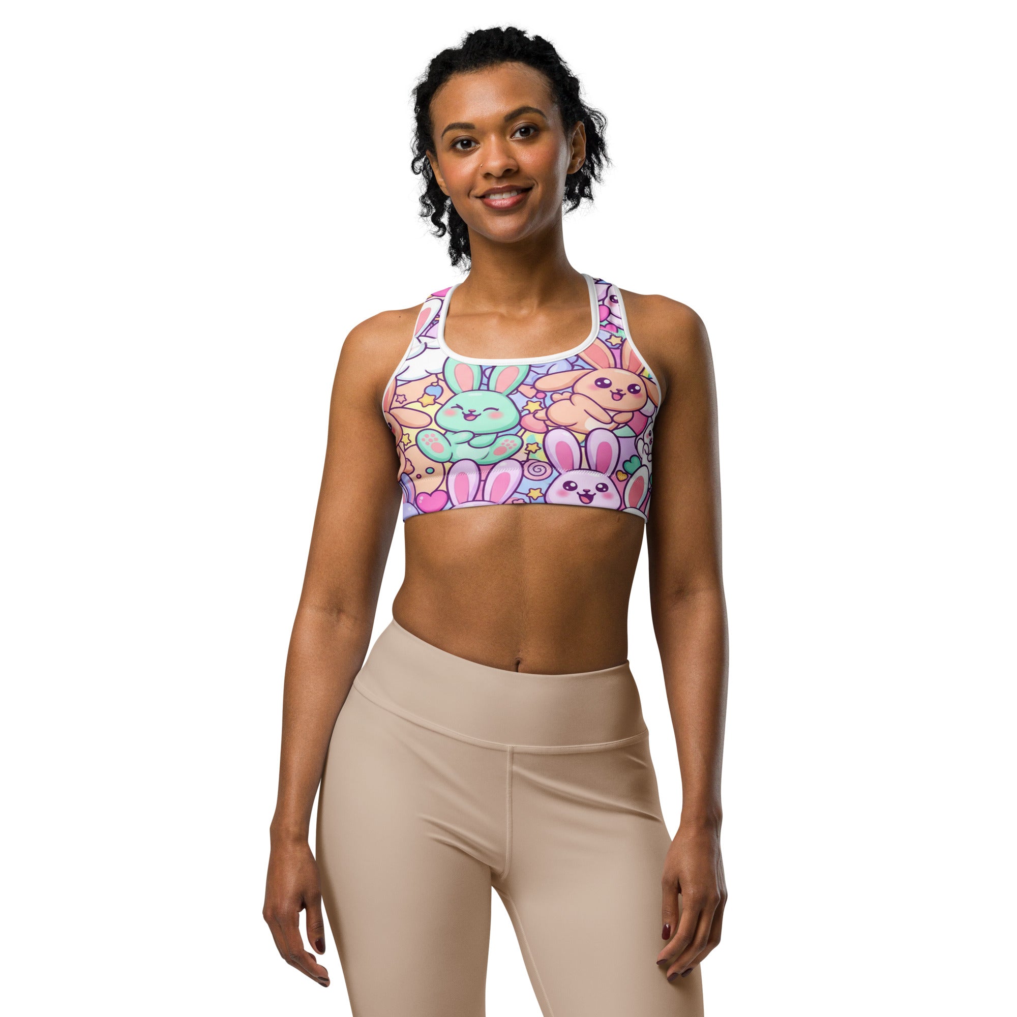 Vibrant Bunny Hop Sports Bra | GearBunch