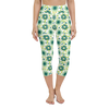 Spring Morning Yoga Capris Front View