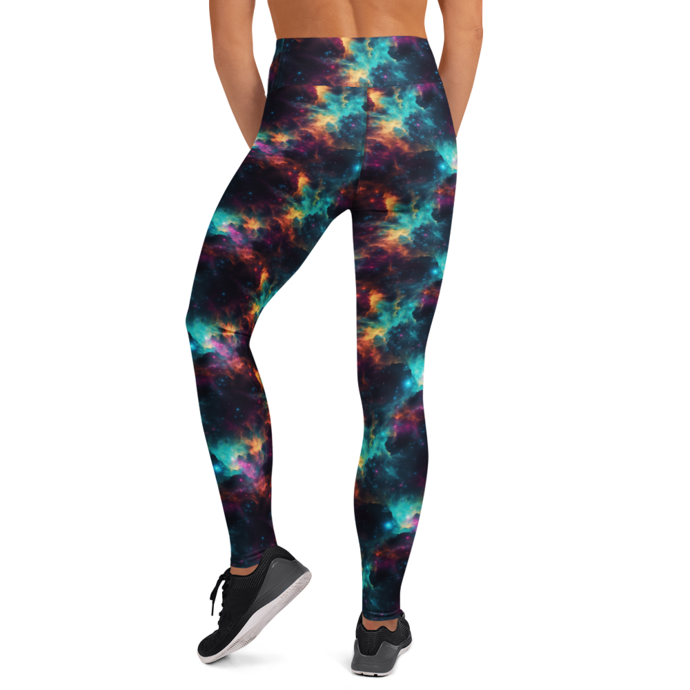 Nebula Yoga Pants Rear View