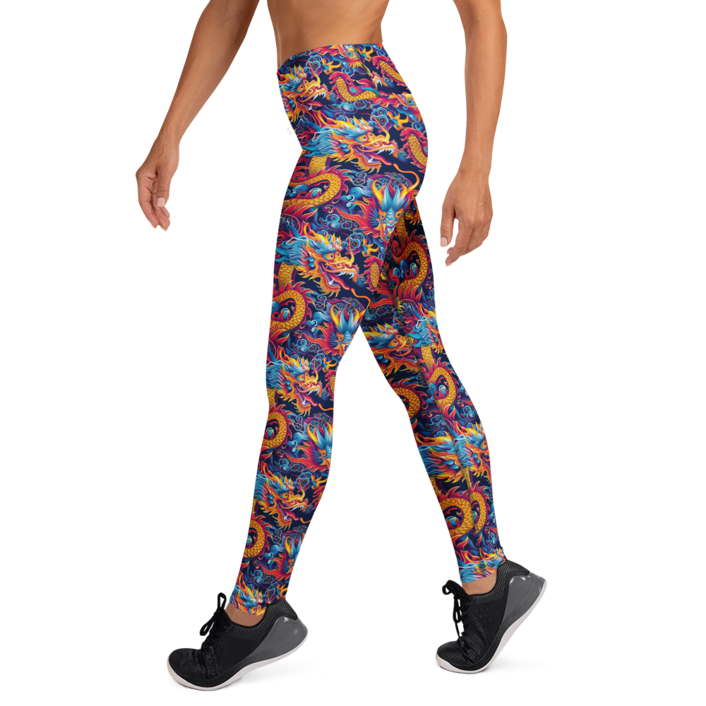 Oriental Dragon Yoga Pants | GearBunch