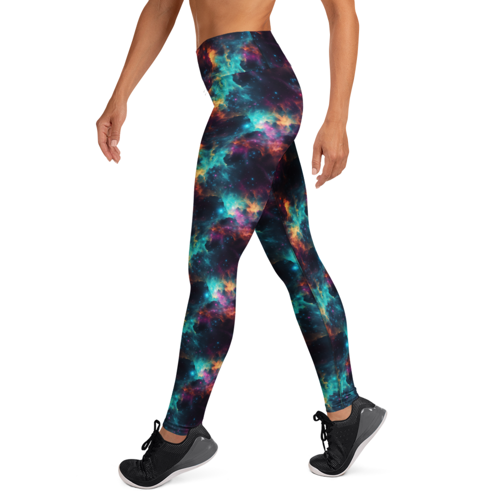 Nebula Yoga Pants Left View
